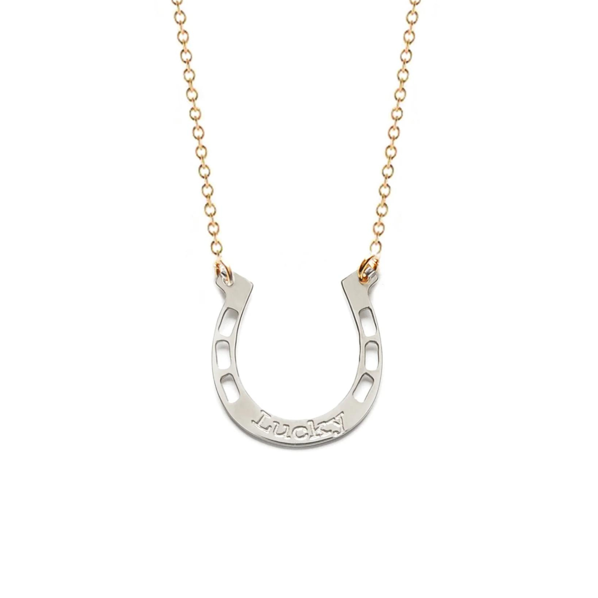Lucky Horseshoe Necklace - Let's Bag It 