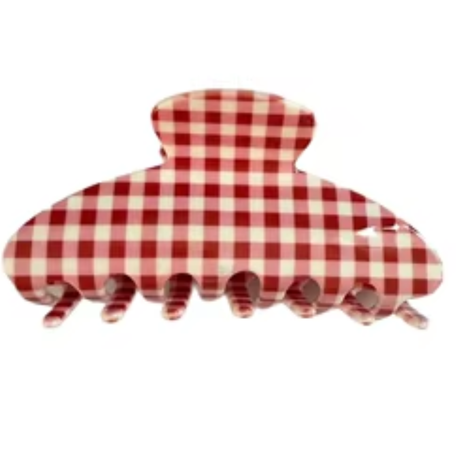 Gingham Hair Clips