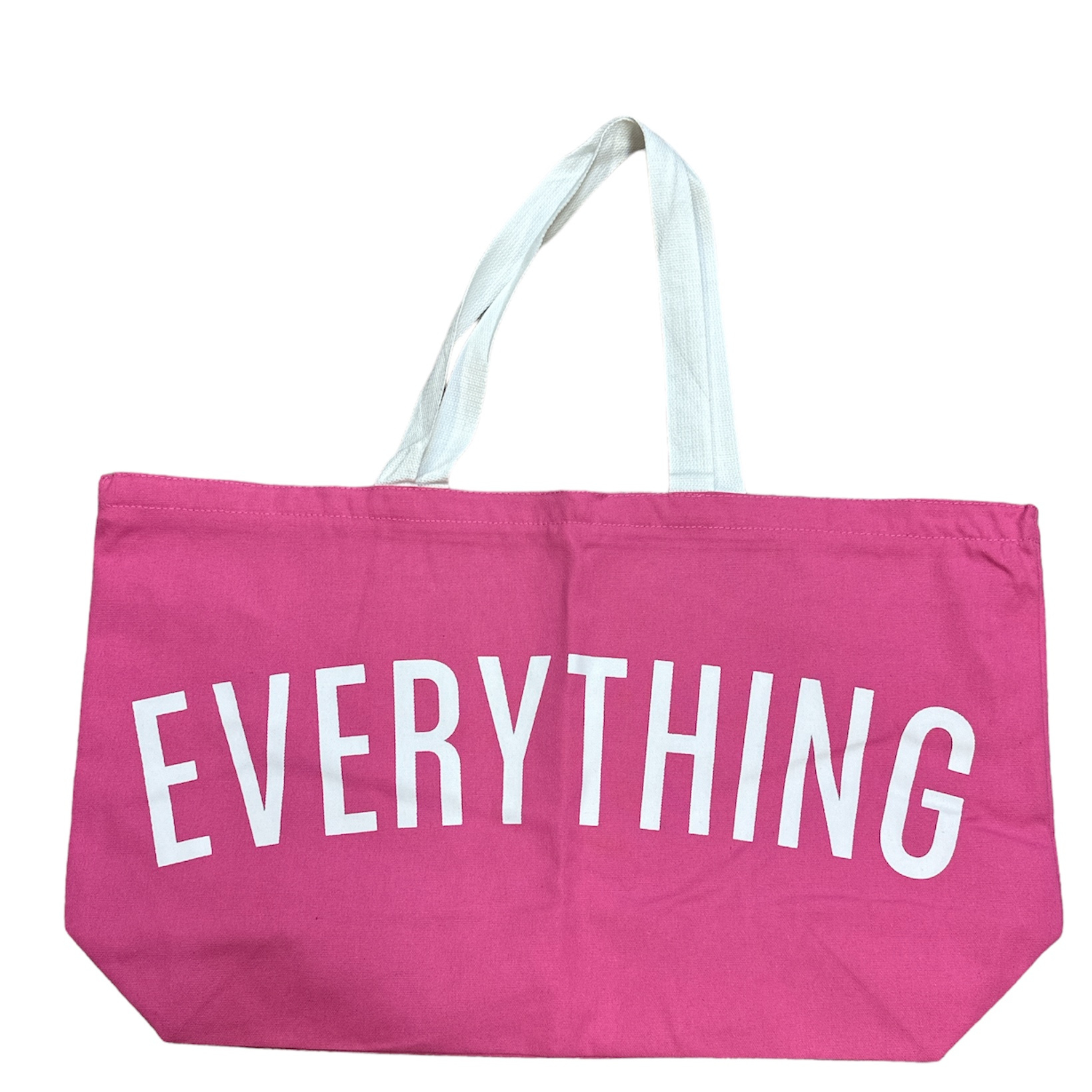 Everything Large Canvas Tote