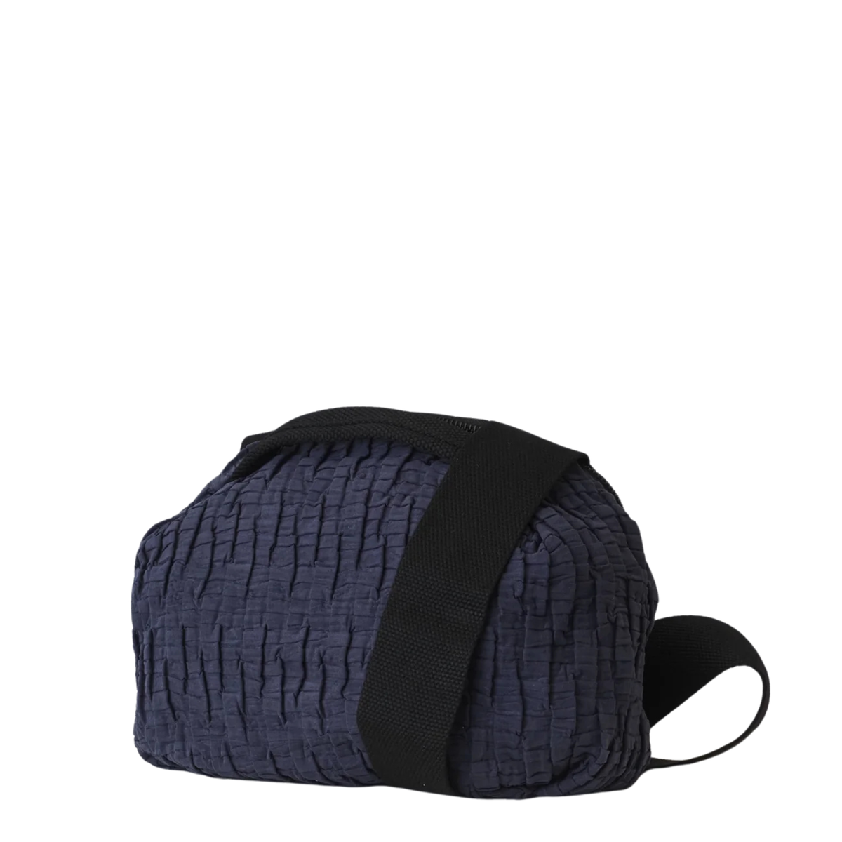 Daniella Lehavi Frankie Crossbody Bag featuring sleek design and adjustable strap, shown in black leather with subtle branding details.