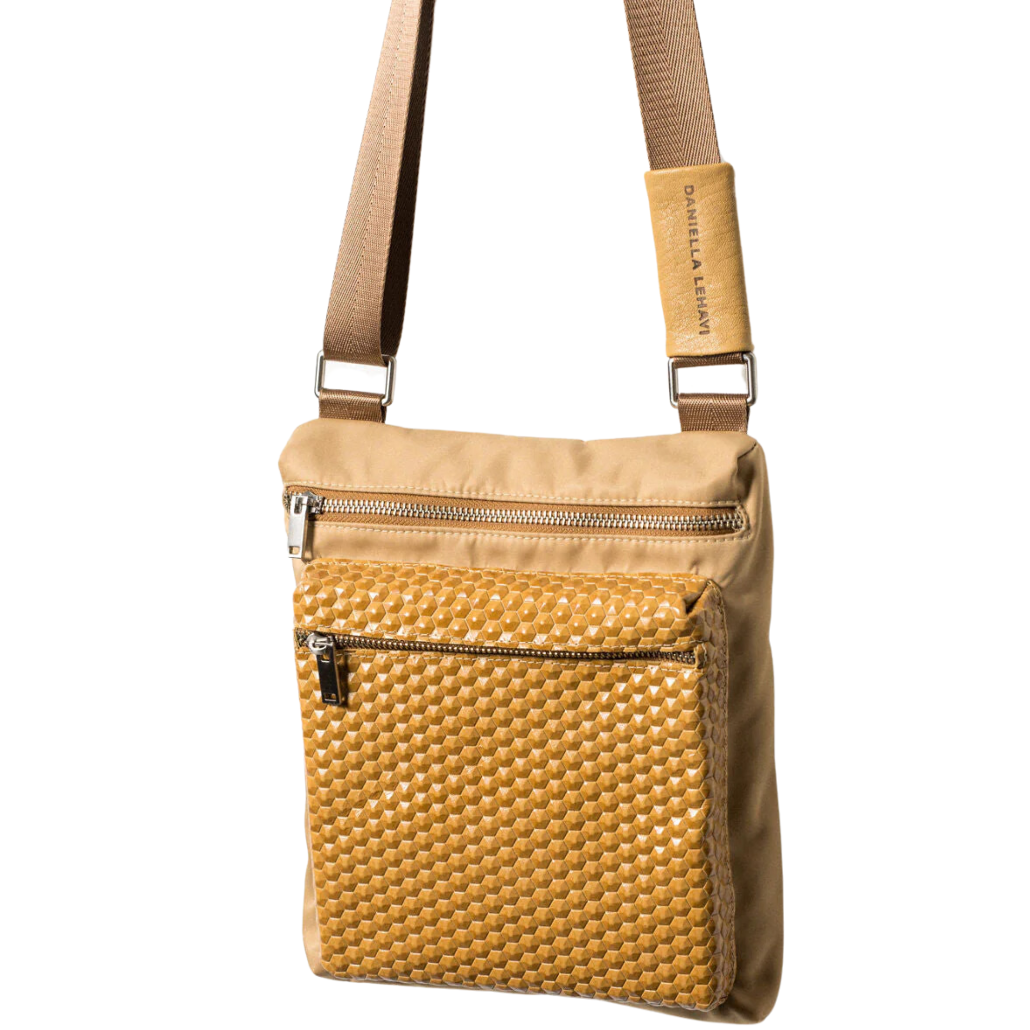 Daniella Lehavi Liverpool crossbody handbag in a stylish design, featuring a sleek silhouette and adjustable strap.