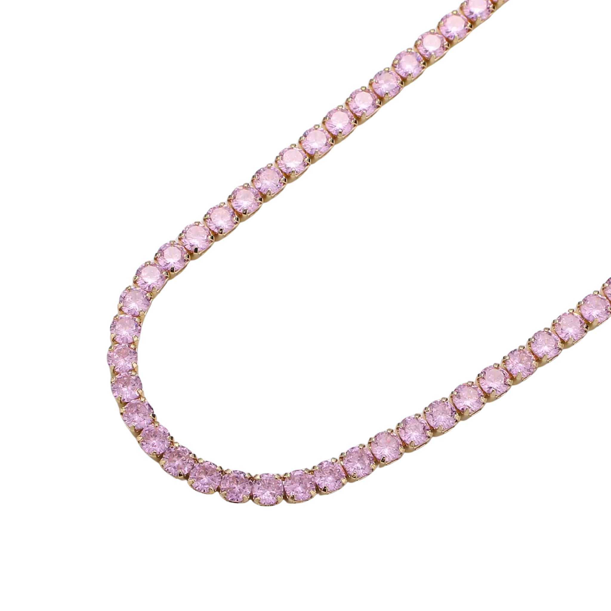 Colored tennis necklace - Let's Bag It 