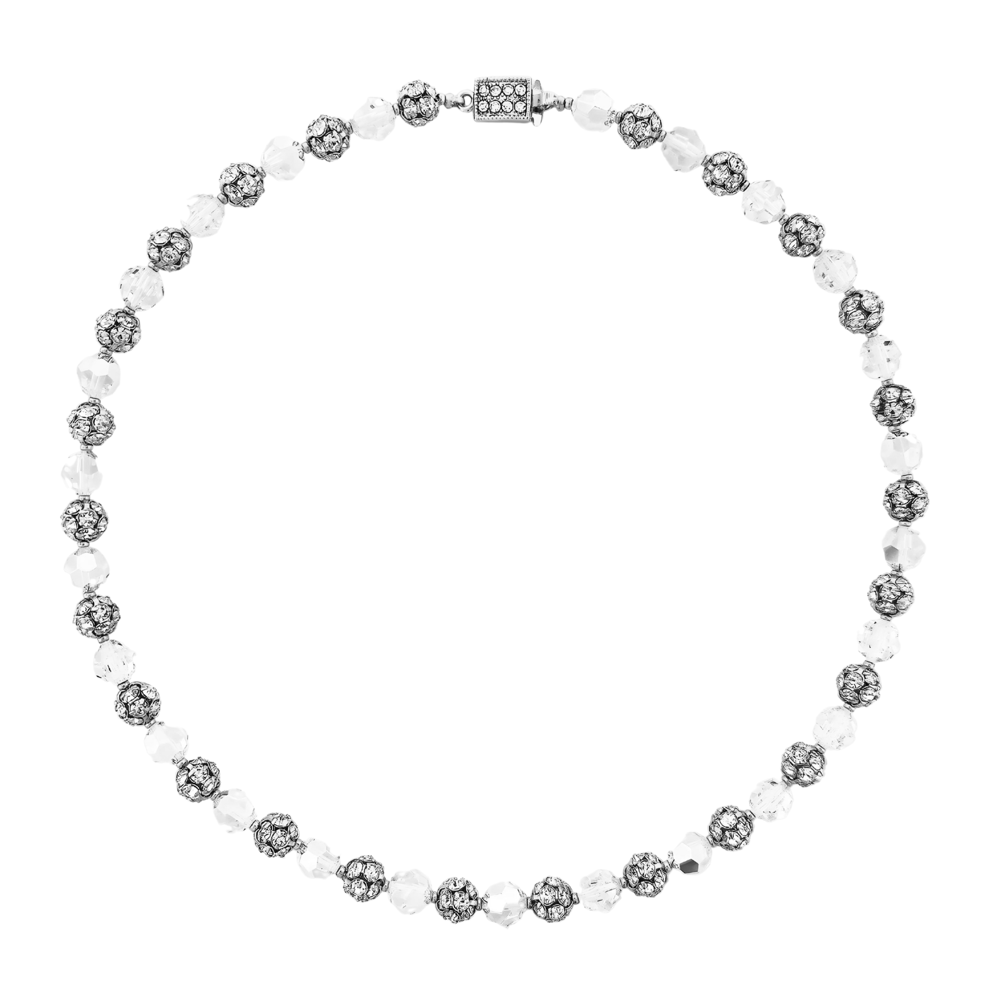 Crystal and CZ necklace - Let's Bag It 