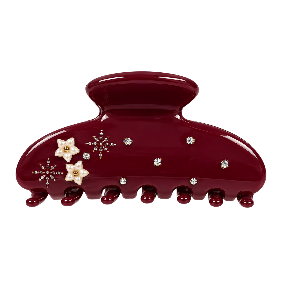 Red Star Stone Clip