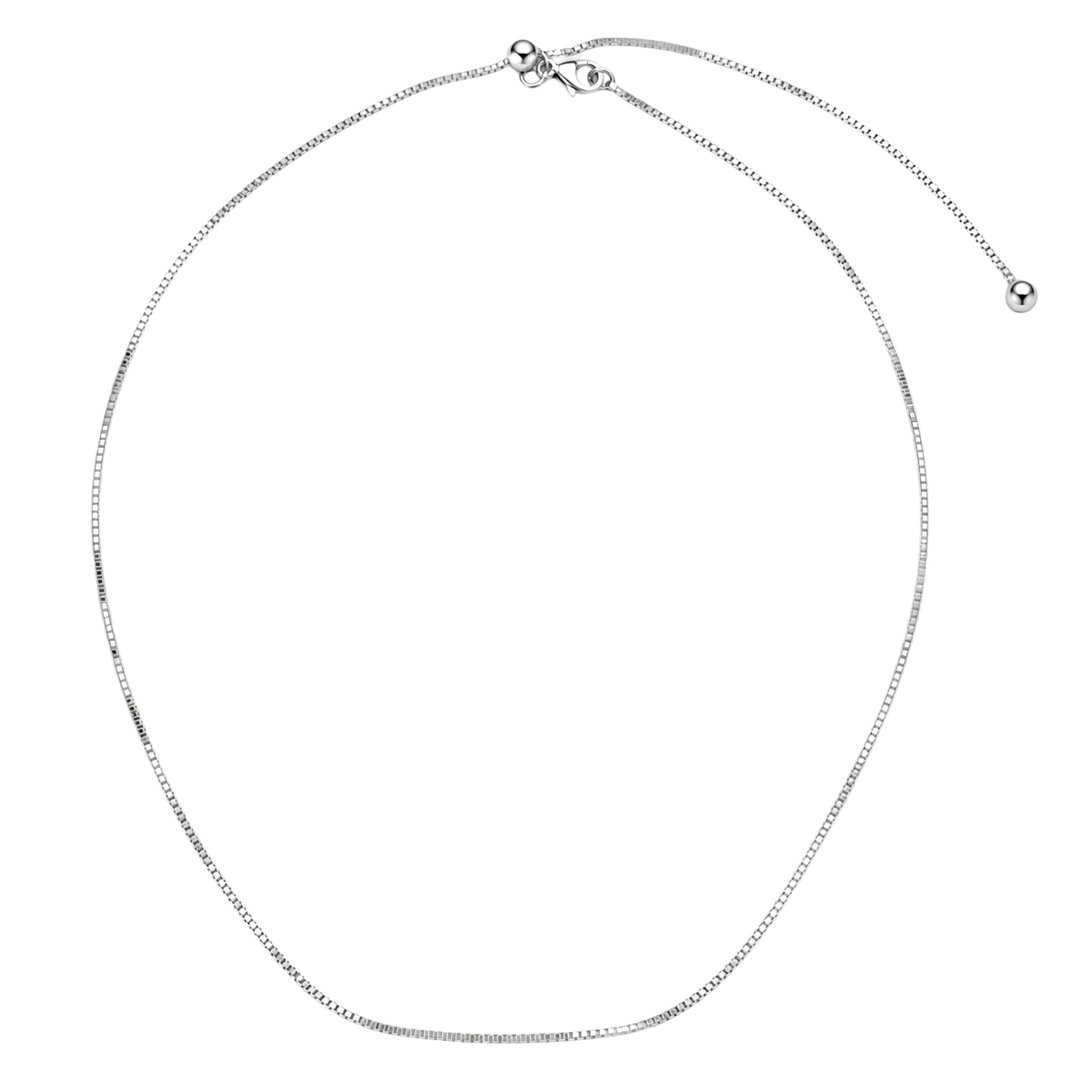 Box Chain Adjustable Necklace