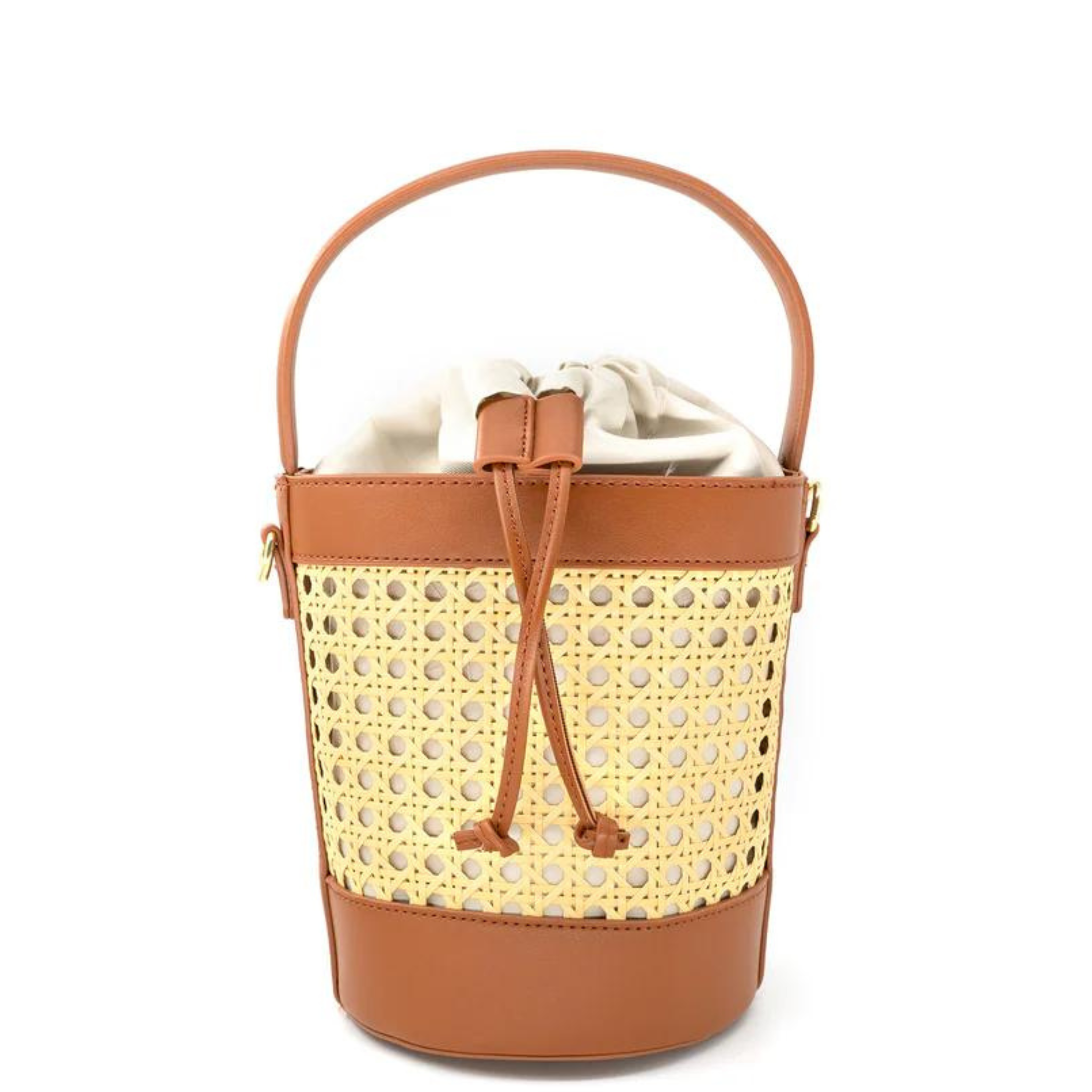 Rattan Basket Crossbody