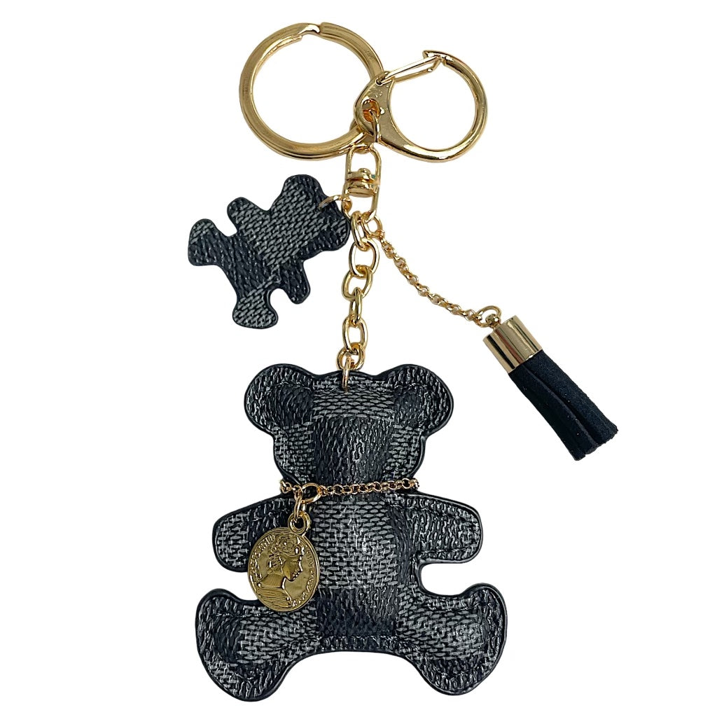 Teddy Bear Tassel Bag Charm