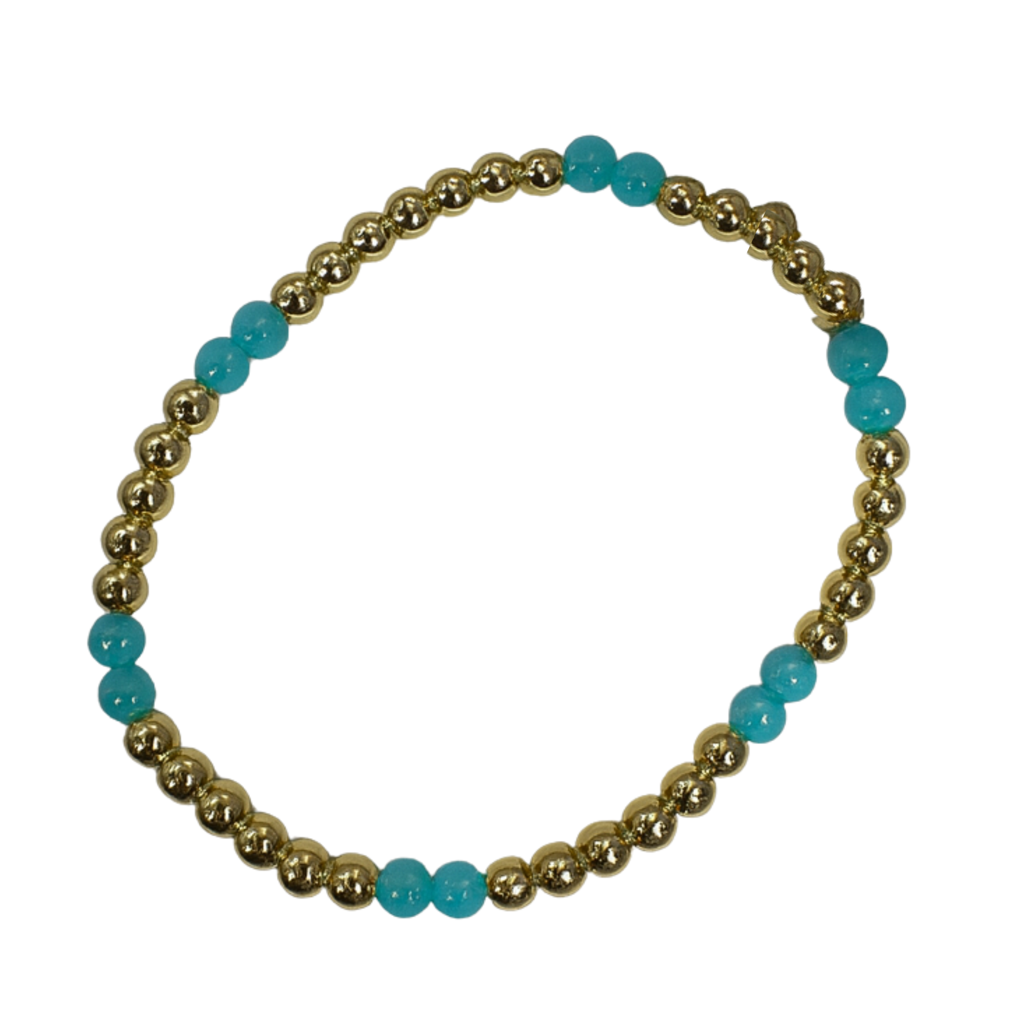 Color bead bracelet with 4mm beads from The Skylar Project, featuring a stylish and vibrant accessory design.