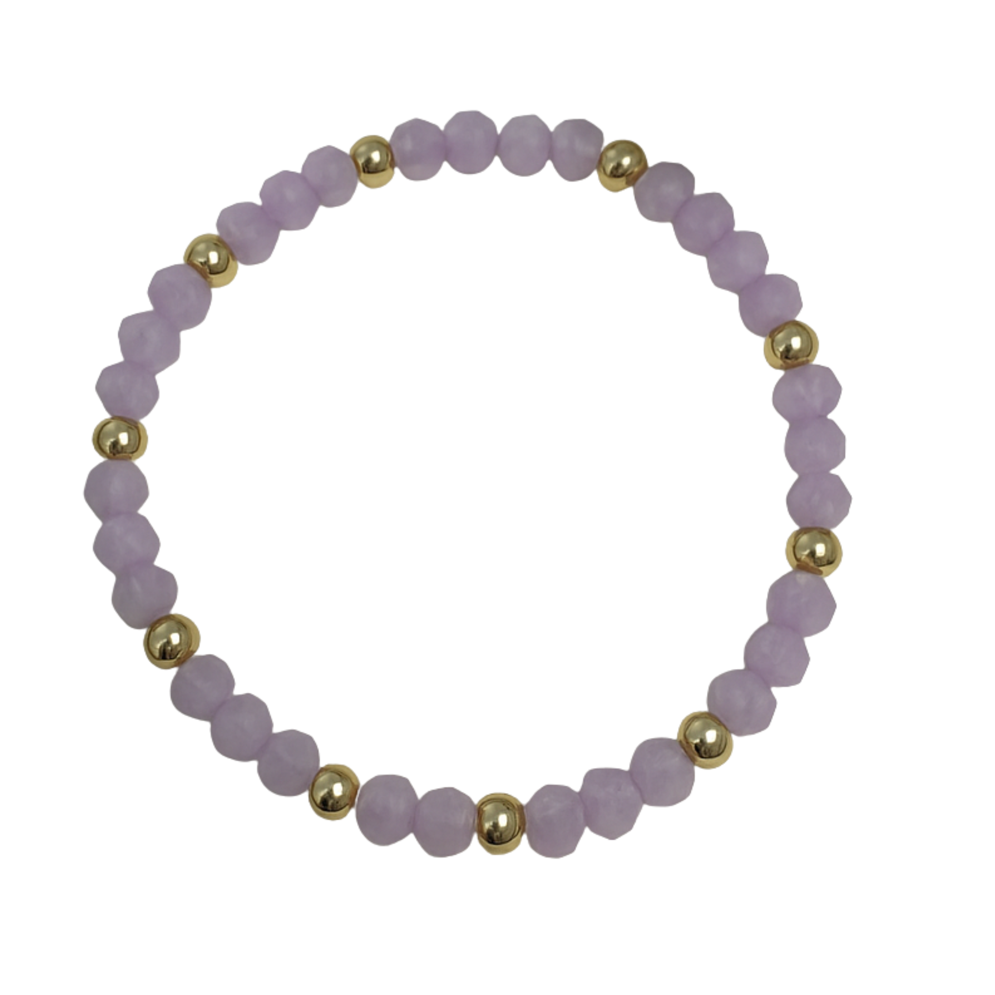 Colorful beaded bracelet with gold spacers from The Skylar Project, featuring vibrant beads and elegant gold accents.