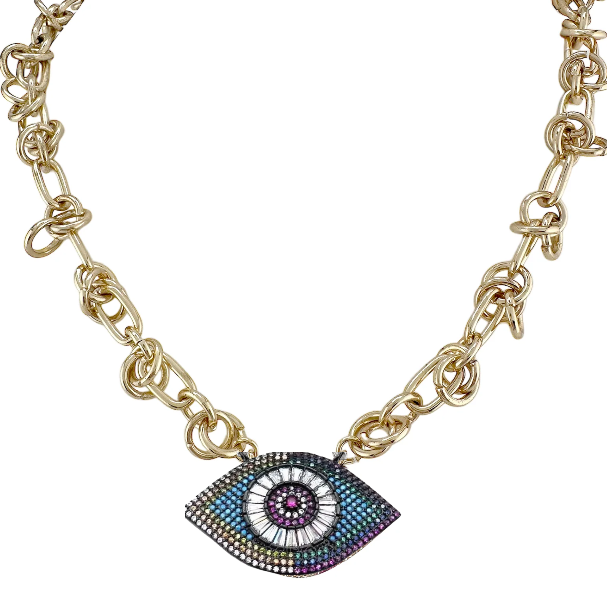 Patricia Alluring Evil Eye Necklace