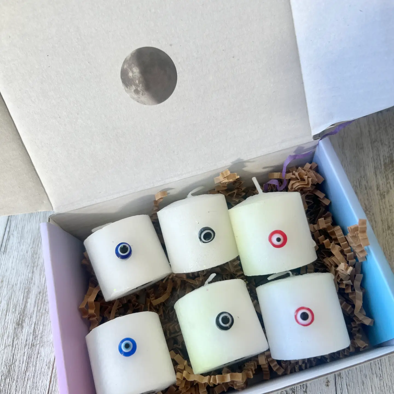 Protection from A$$Holes Votive Evil Eye Candles - Let's Bag It 