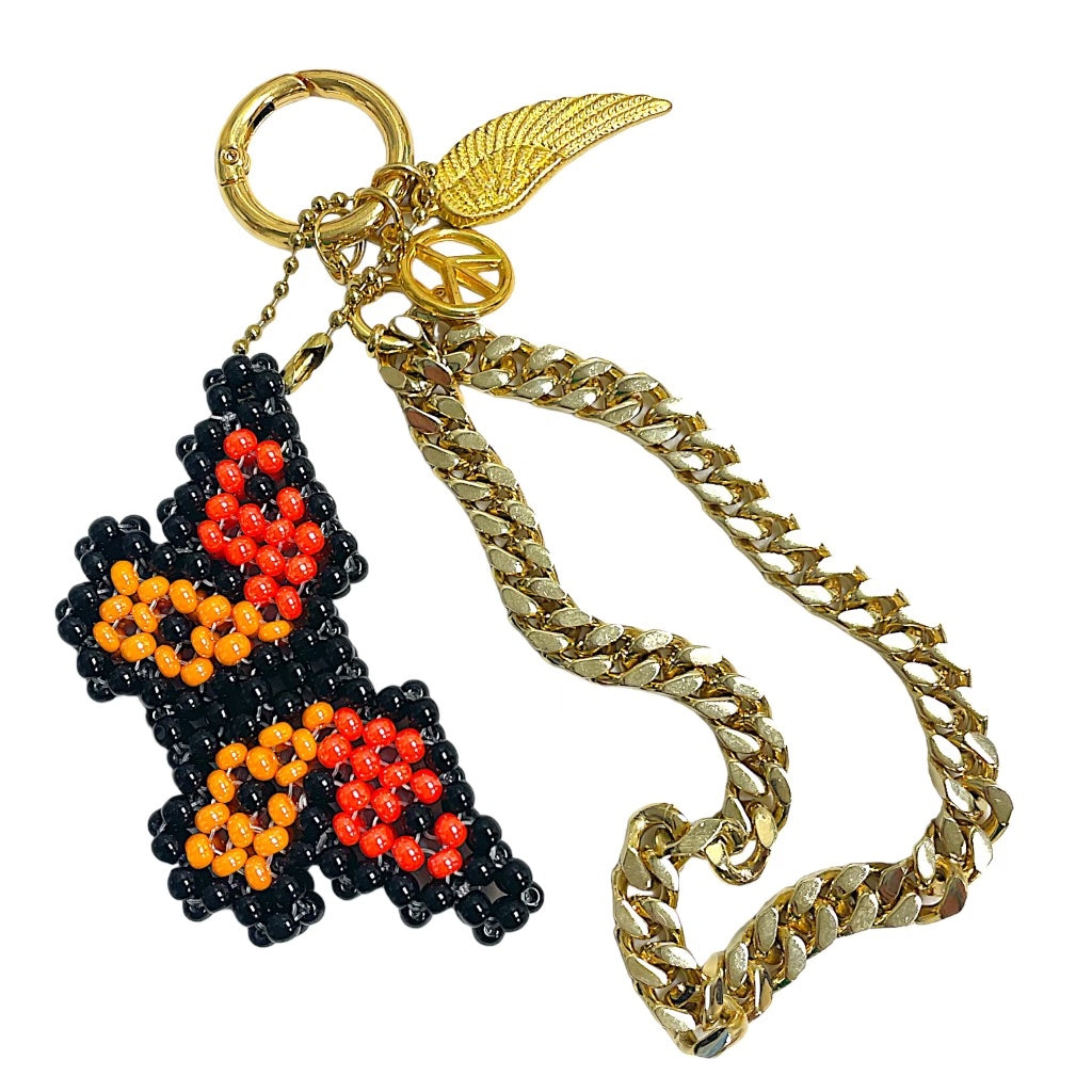 Cottagecore Beaded Bag Charms