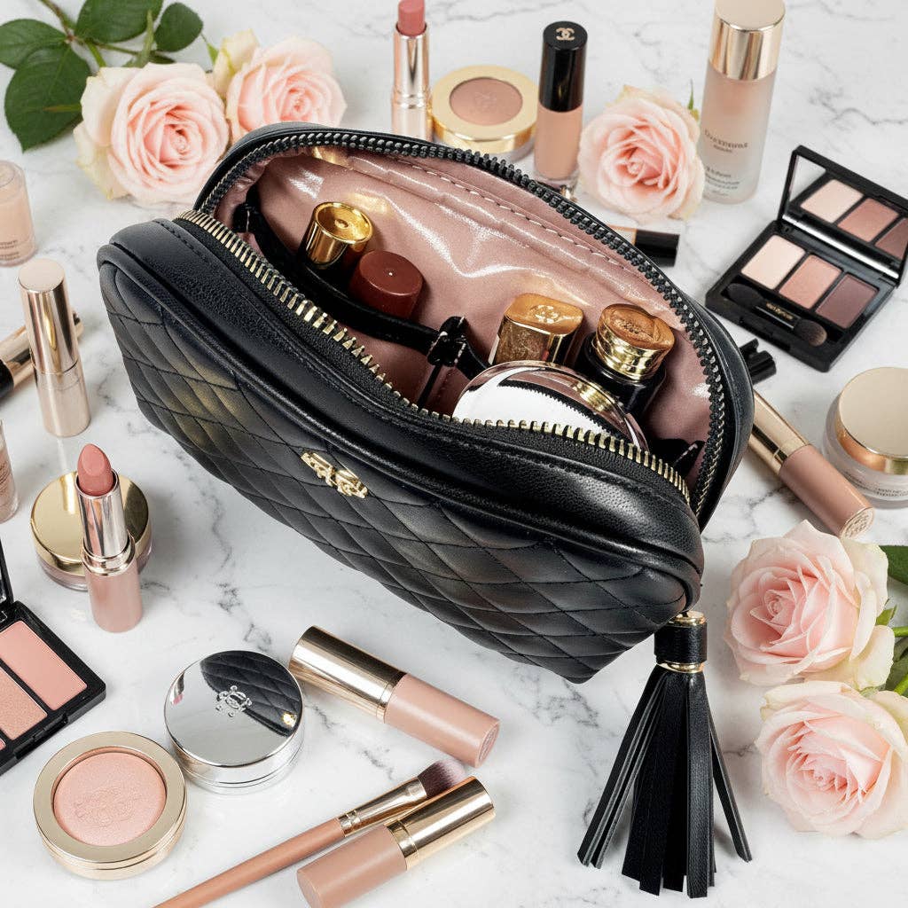 Glam Makeup Case - Timeless Quilted