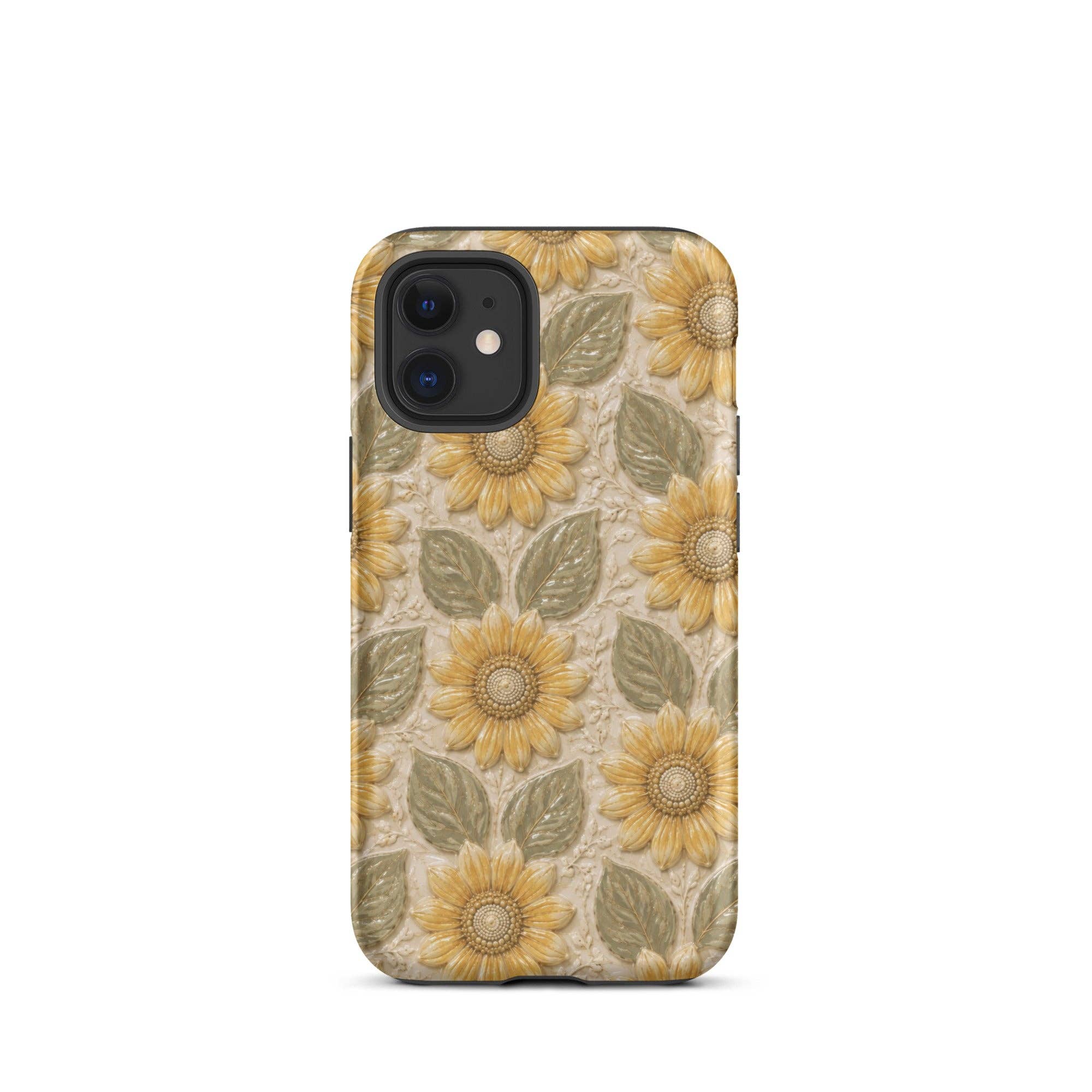 Green Tan Honey Flowers iPhone Case - Lets Bag it x Kiaras Creative