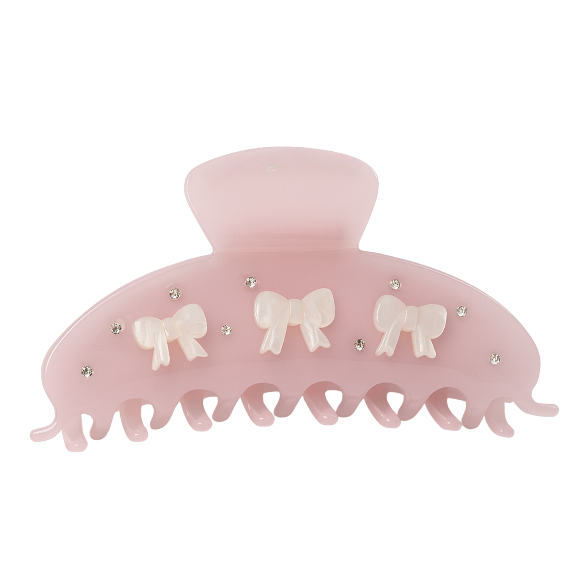 Pretty in Pink Bow Hairclip