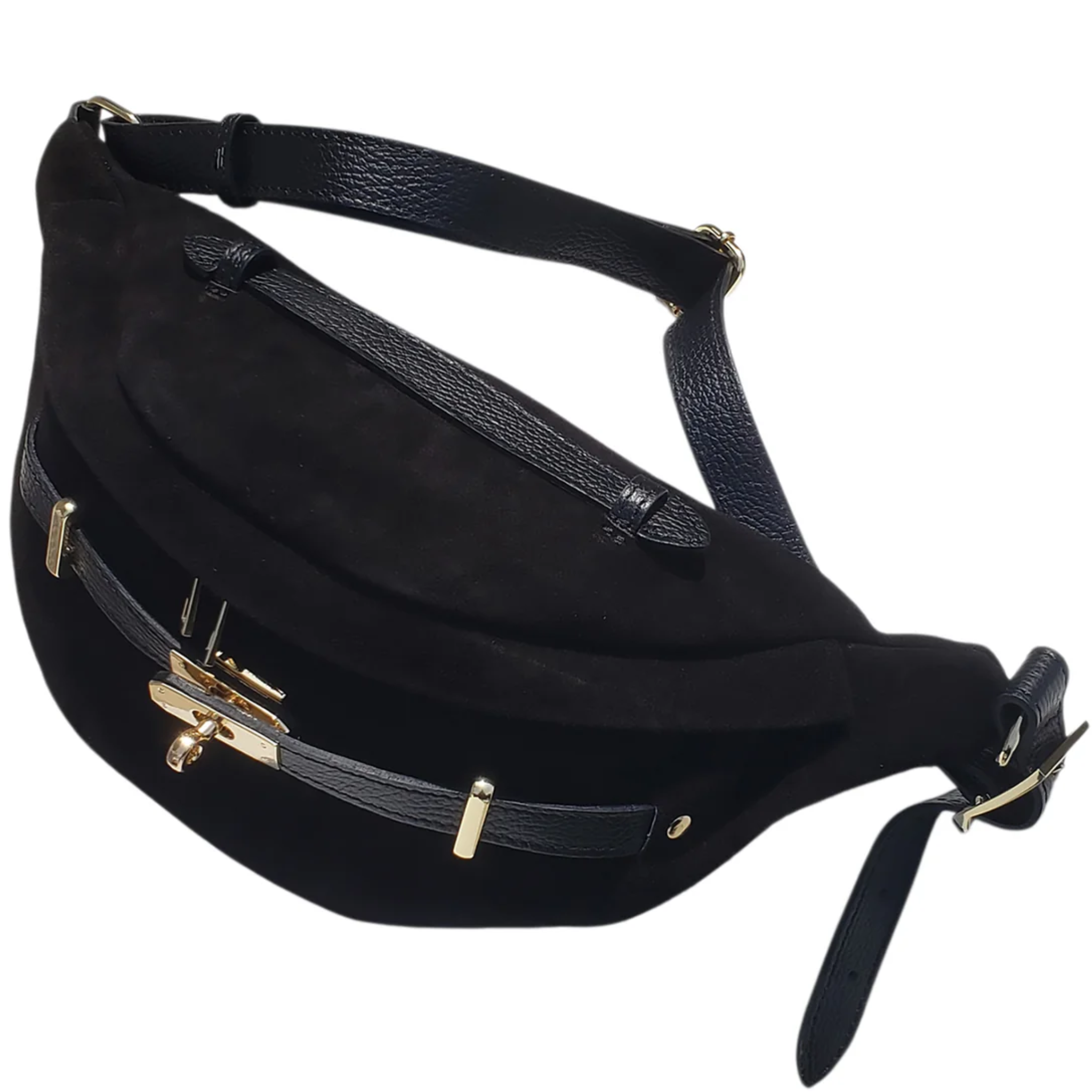 Justin Gregory Renee Bum Bag belt bag featuring a heart and bow charm, stylish and compact for everyday wear.