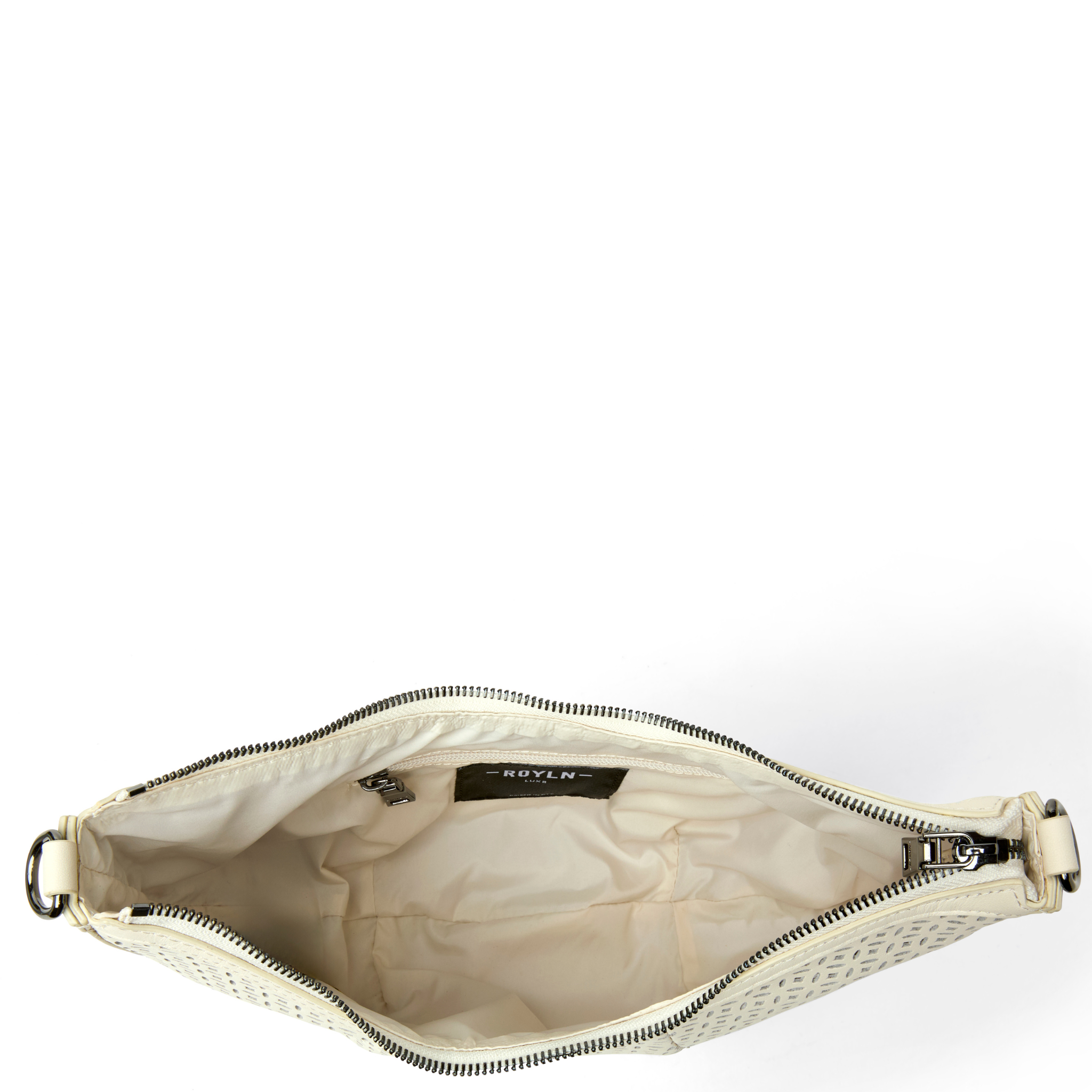 Think Royln Posh mini crossbody bag with coquette heart and bow charm, stylish accessory for everyday wear