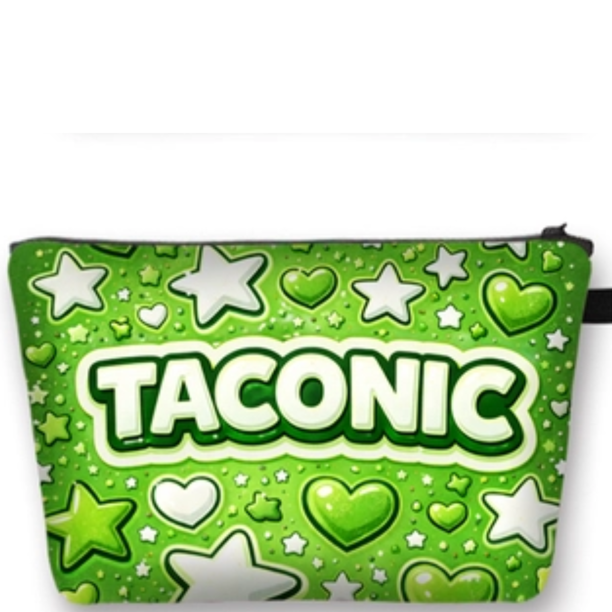 Colorful Bubble Camp Pouches featuring playful designs, ideal for organizing small items or accessories.