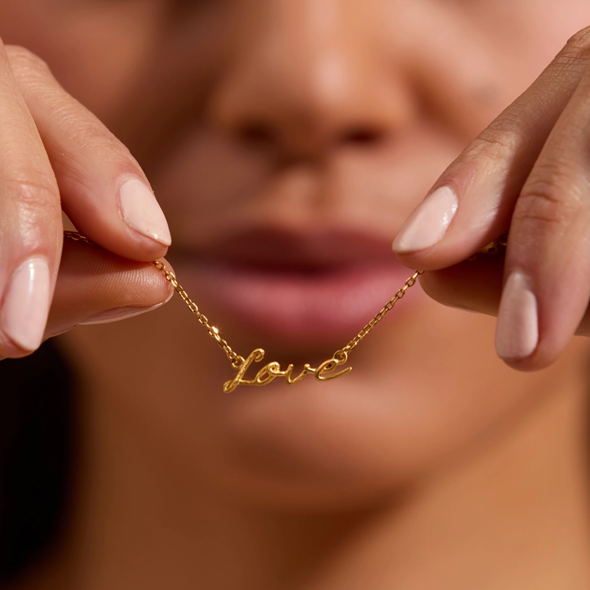 16" Adorned with Love Gold Necklace