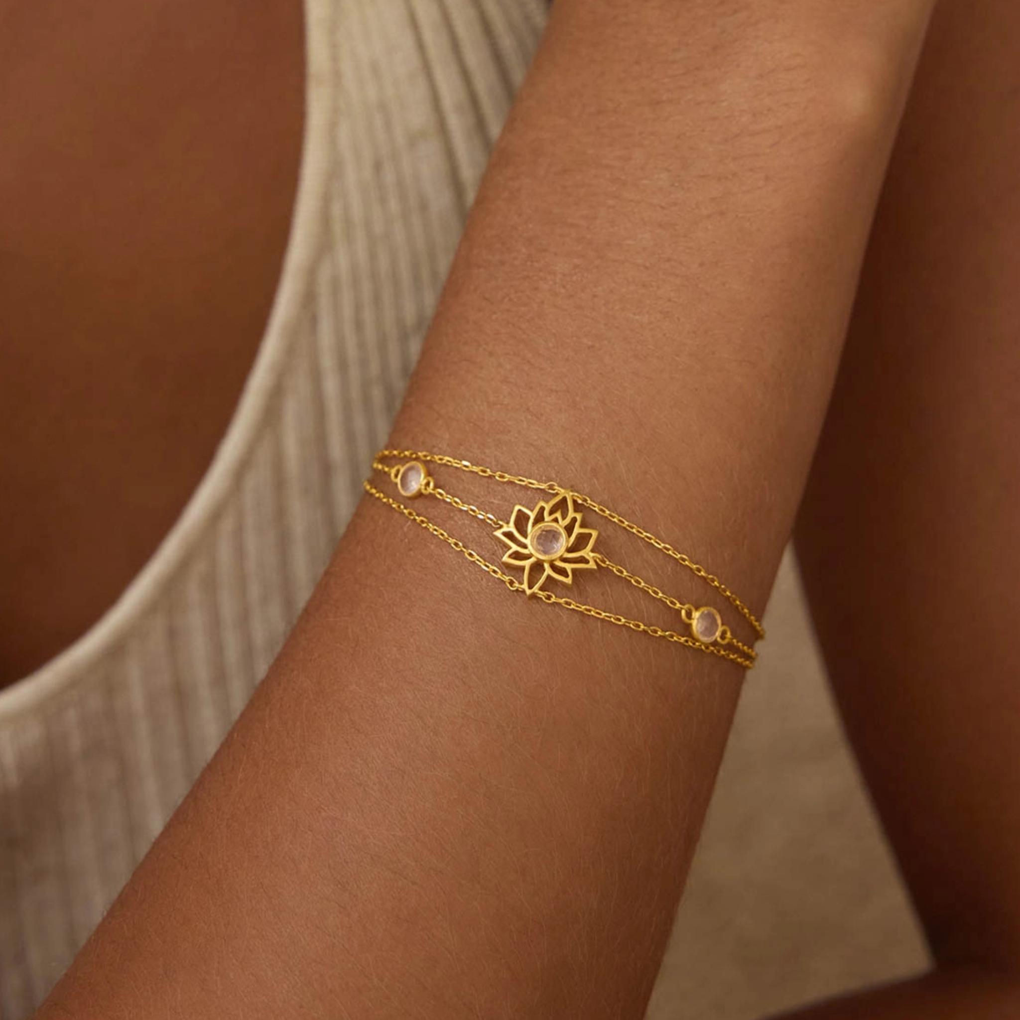 Transformed By Love Lotus Bracelet