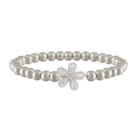 silver 1 flower (5mm)