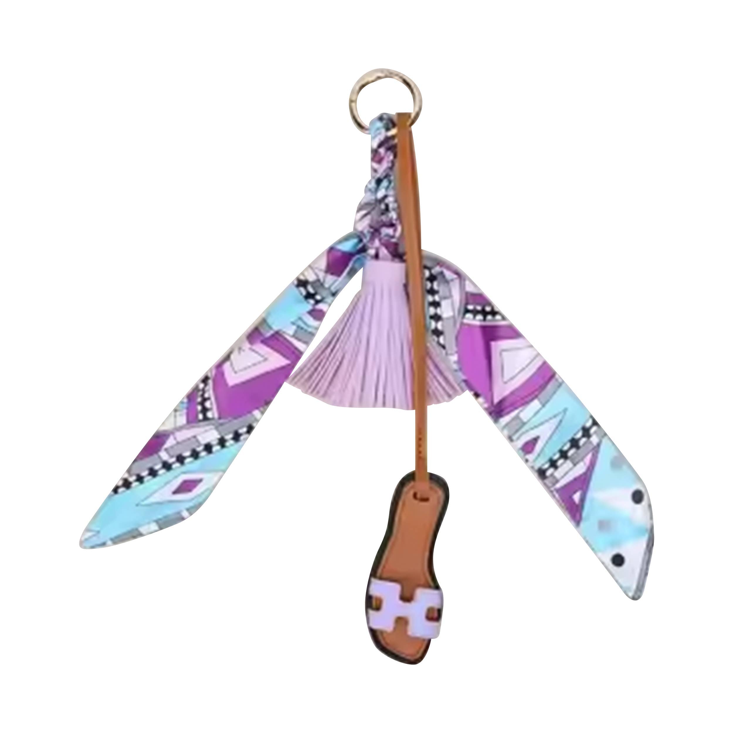 Sandal w/ Scarf Bag Charm