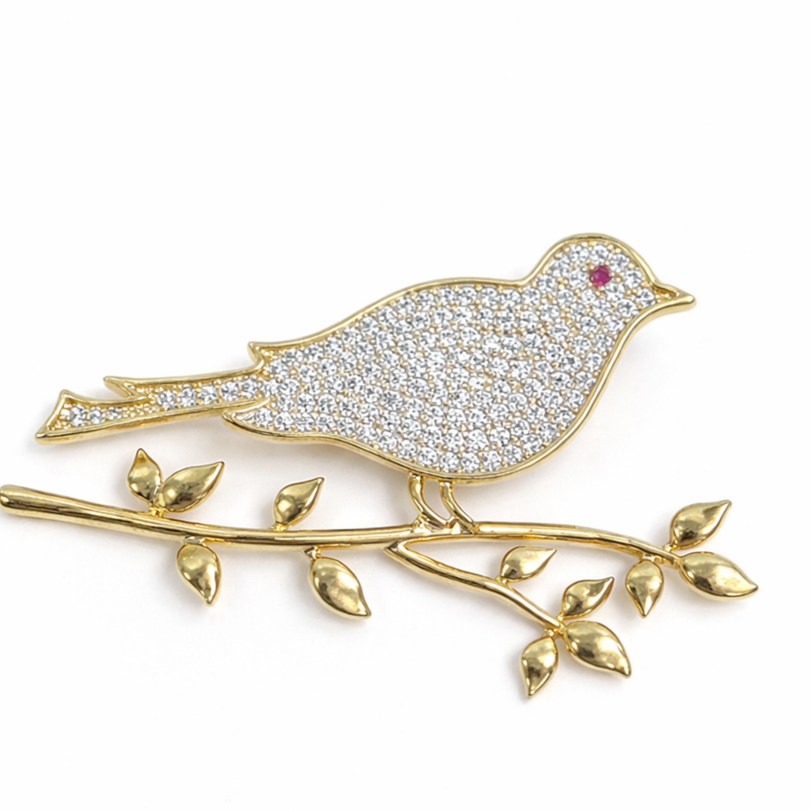 Peace bird brooch