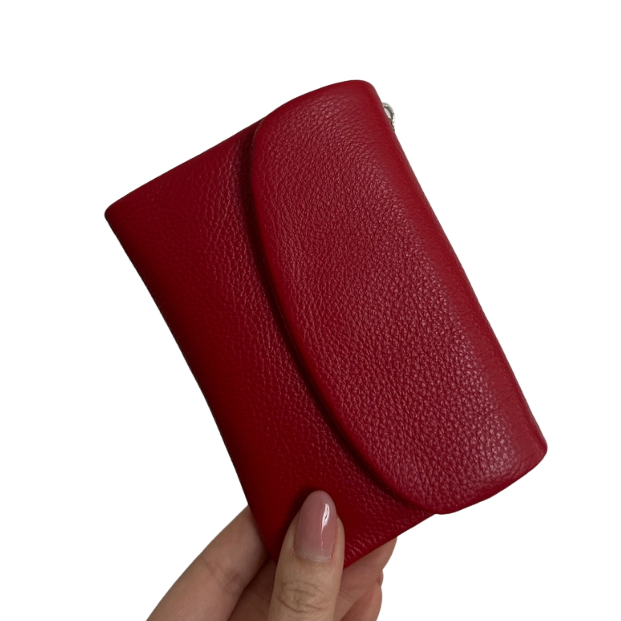 Small Ruby Wallet by Private Label featuring multicolor design and compact wallet style with secure clip closure.