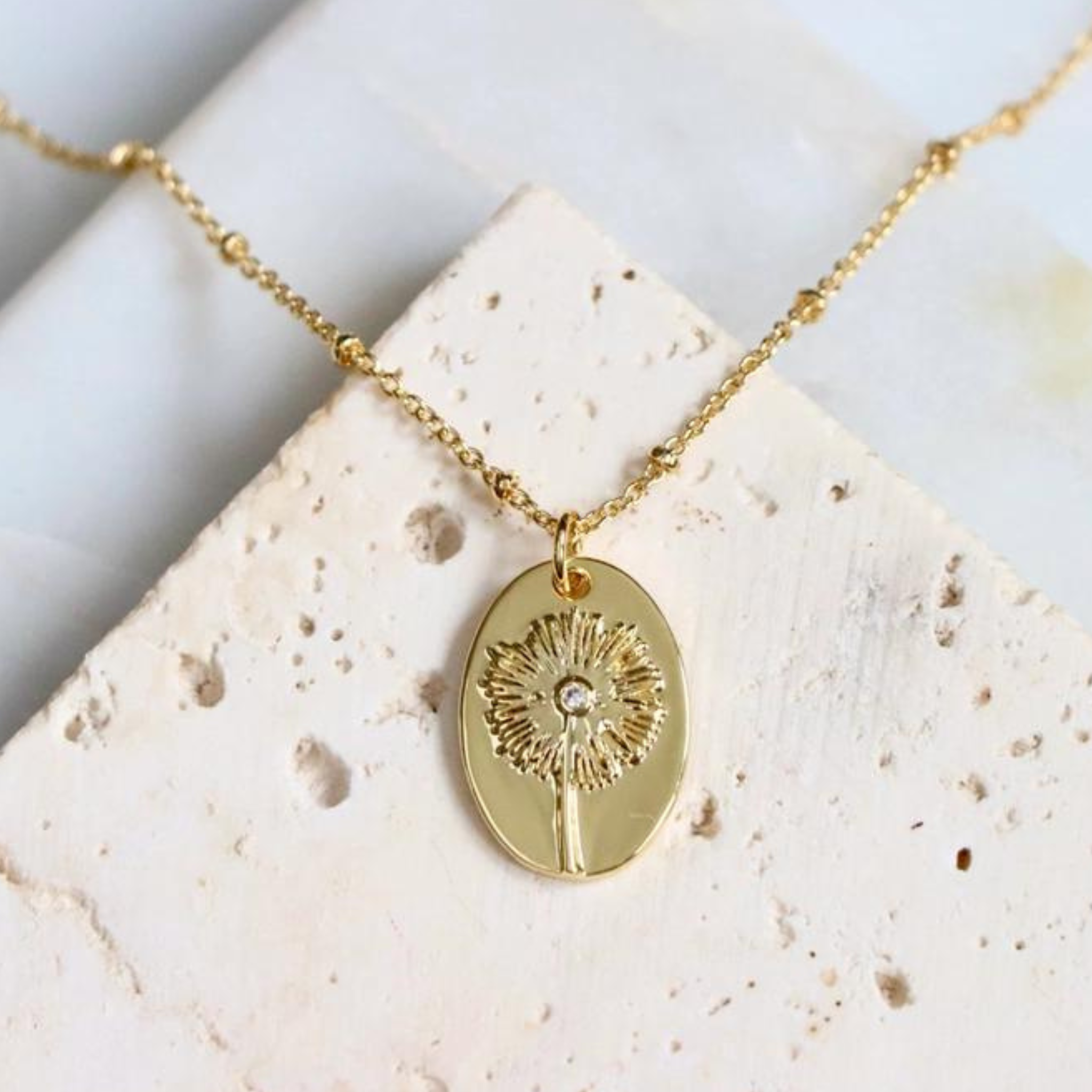 Dandelion Necklace