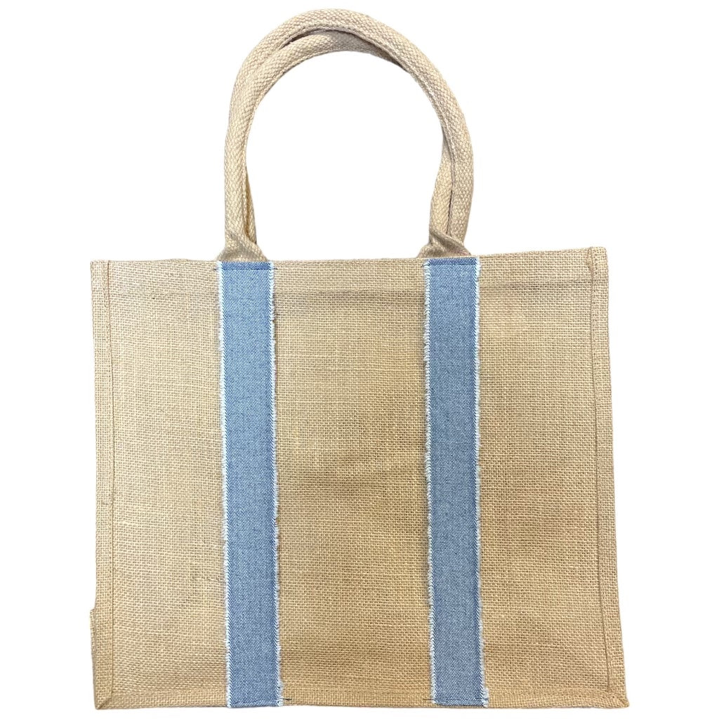 Hat Carrying Burlap Tote