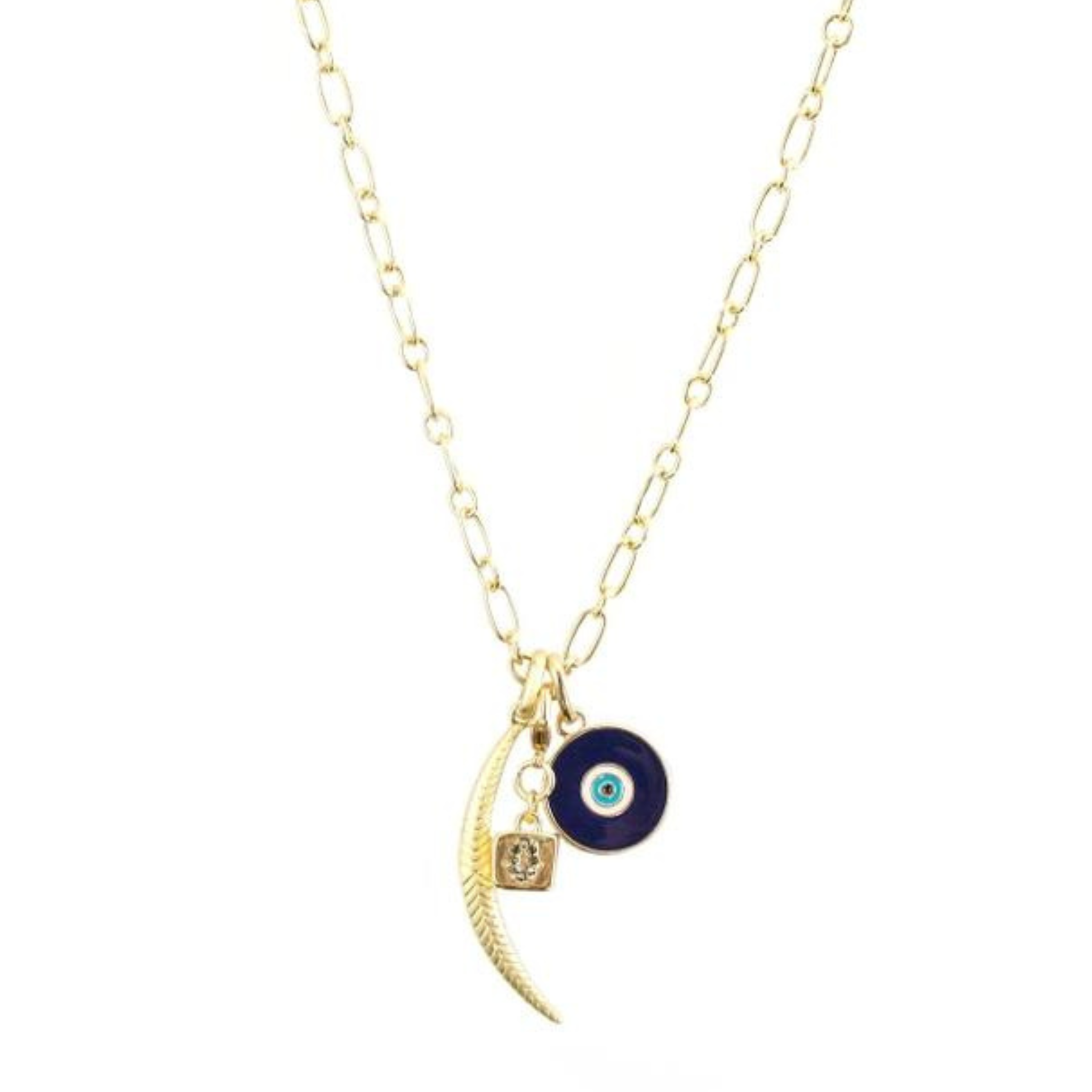 Enamel Evil Eye Mini Bale Charm