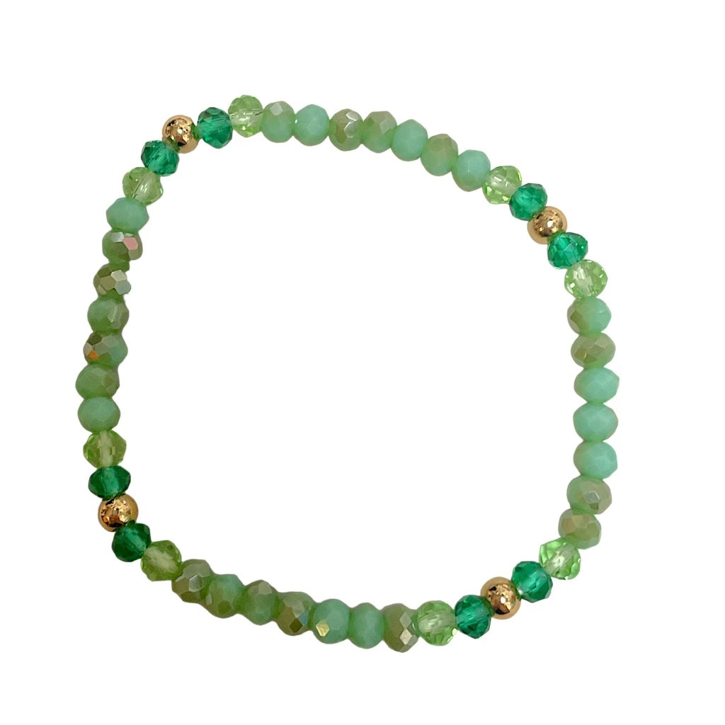 Green Apple Small Crystal Bracelet