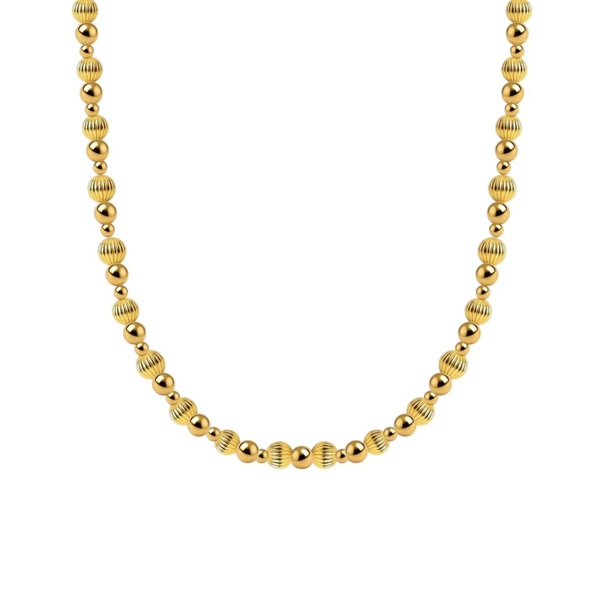 Coco | Gold Filled Beaded Necklace Gold Filled