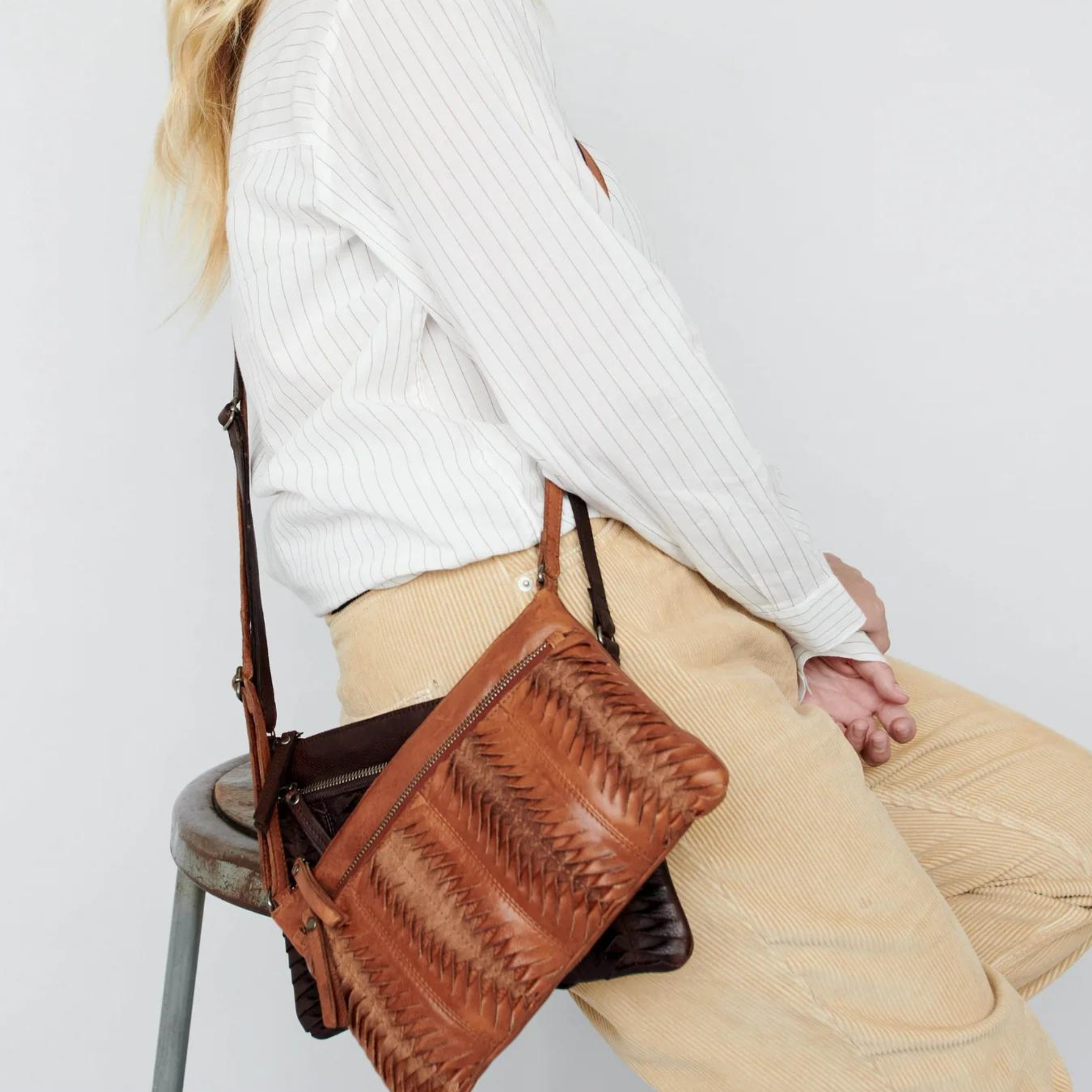 Lee Leather Crossbody