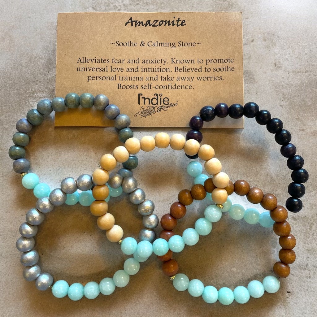 Amazonite Healing Crystal Bracelets