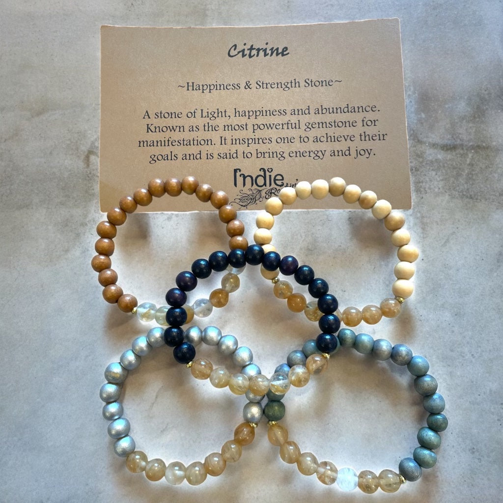 Citrine Crystal Healing Bracelets