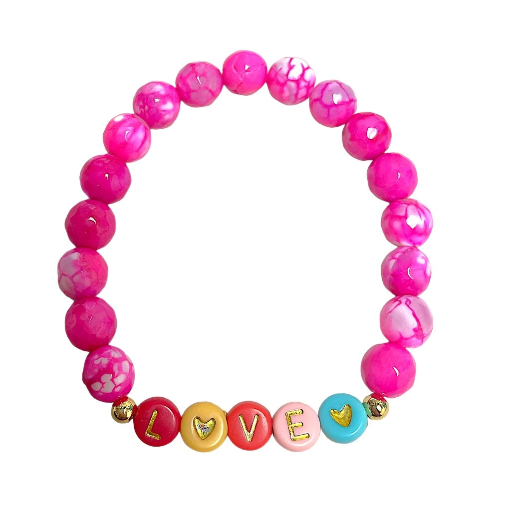 F*ck, Love, Laugh Gemstone Bracelets