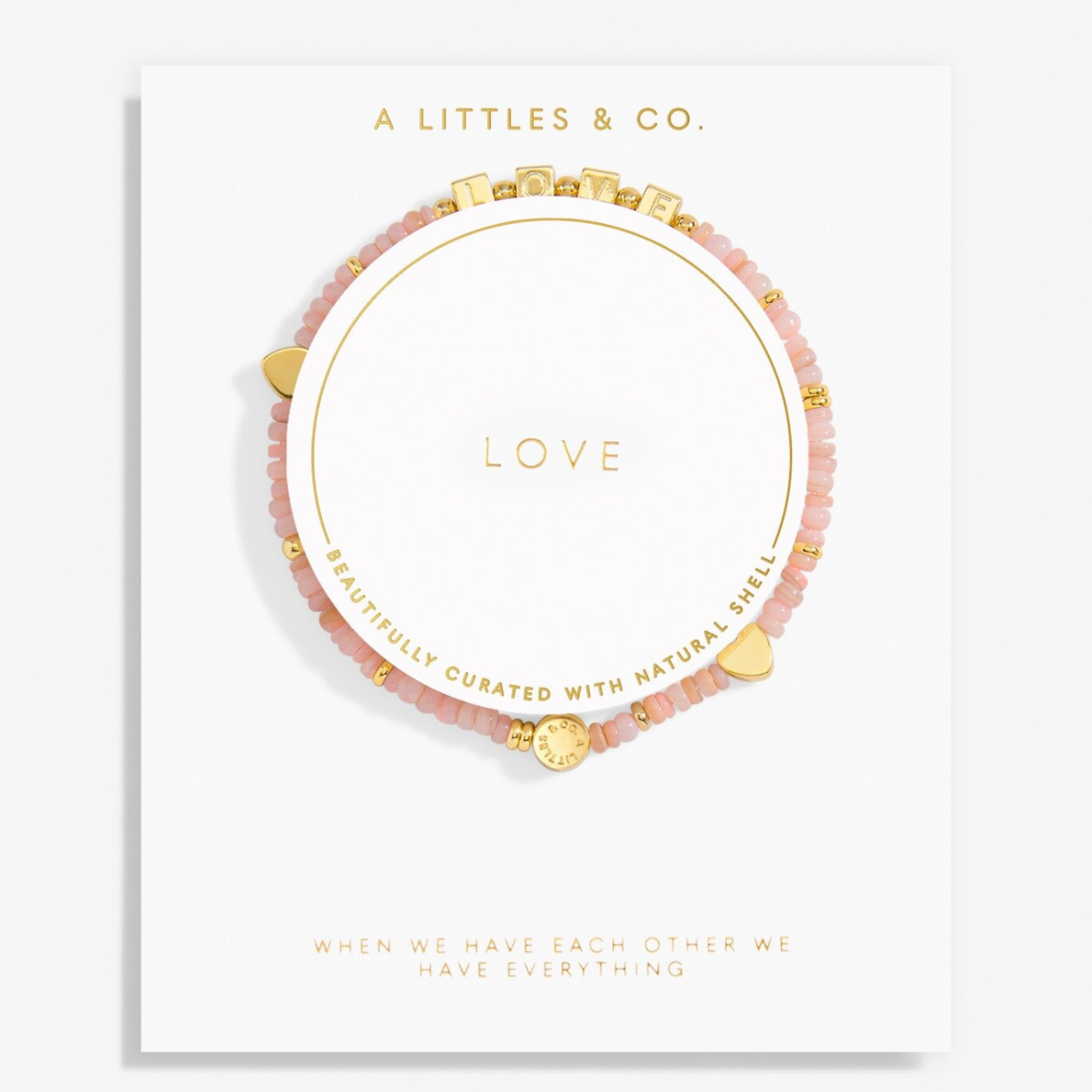 Bridal Happy Little Moments 'Love' Bracelet