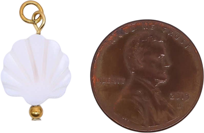 Scallop Seashell Charm