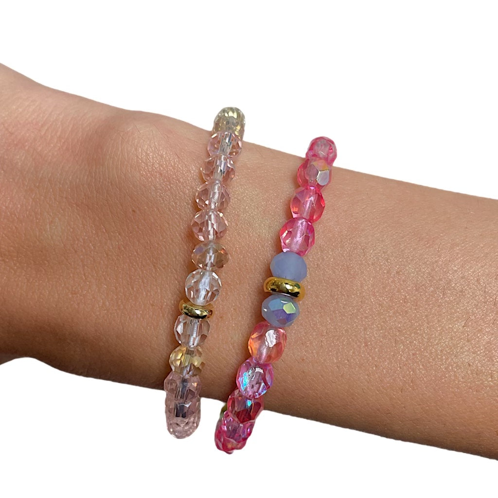 Pinkalicious Crystal Stretch Bracelet