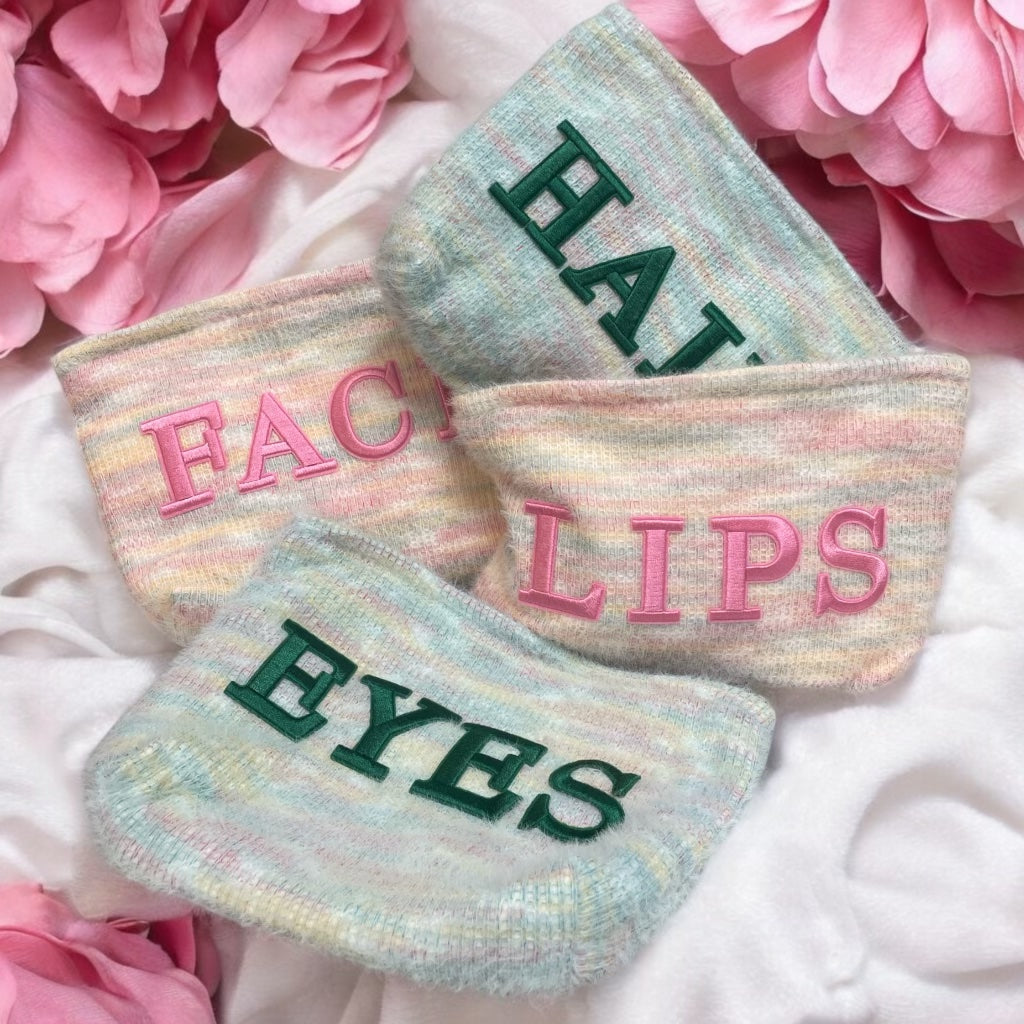 Fuzzy Multi Cosmetic Pouch - Let's Bag It 