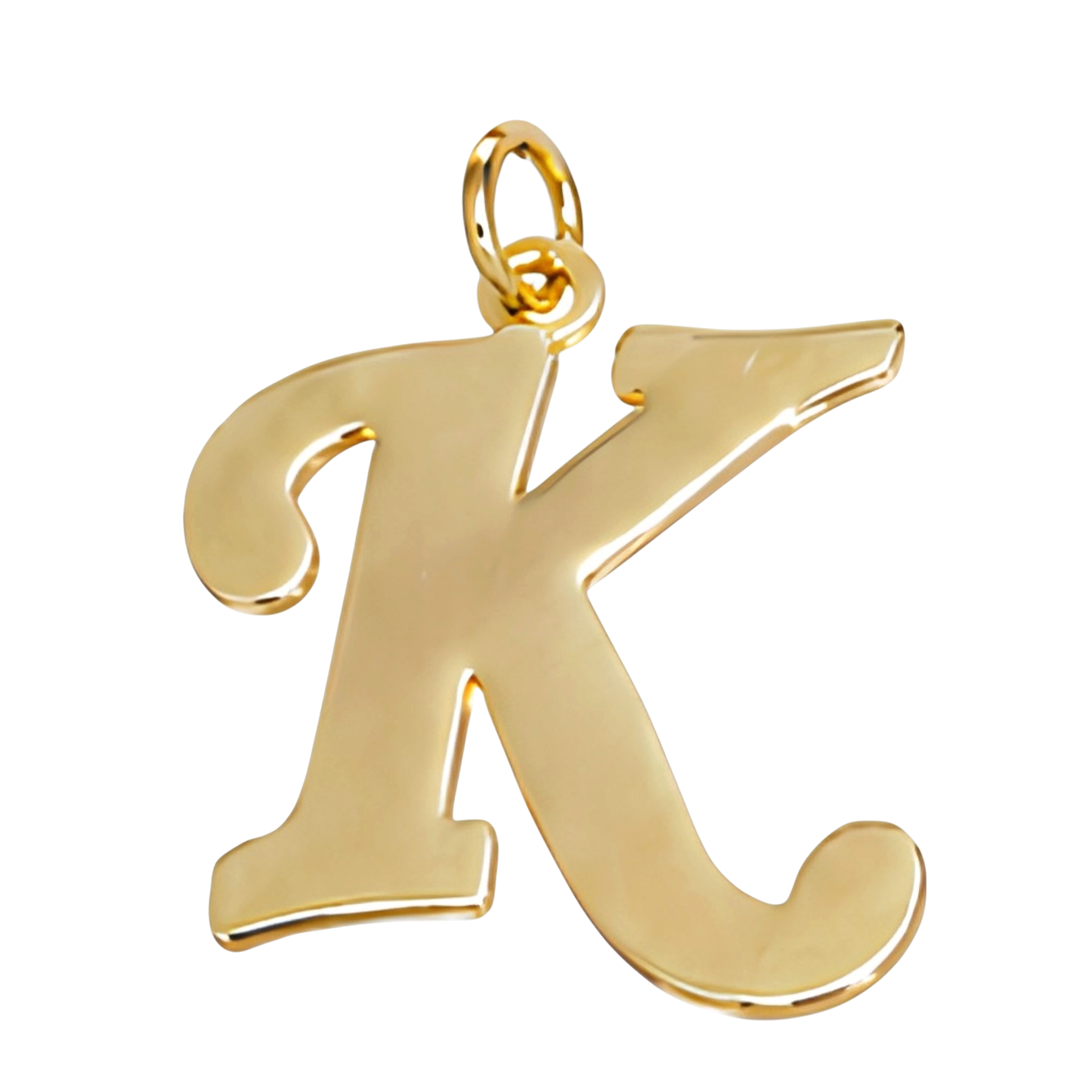 Gold Alphabet Initial Letter Charm