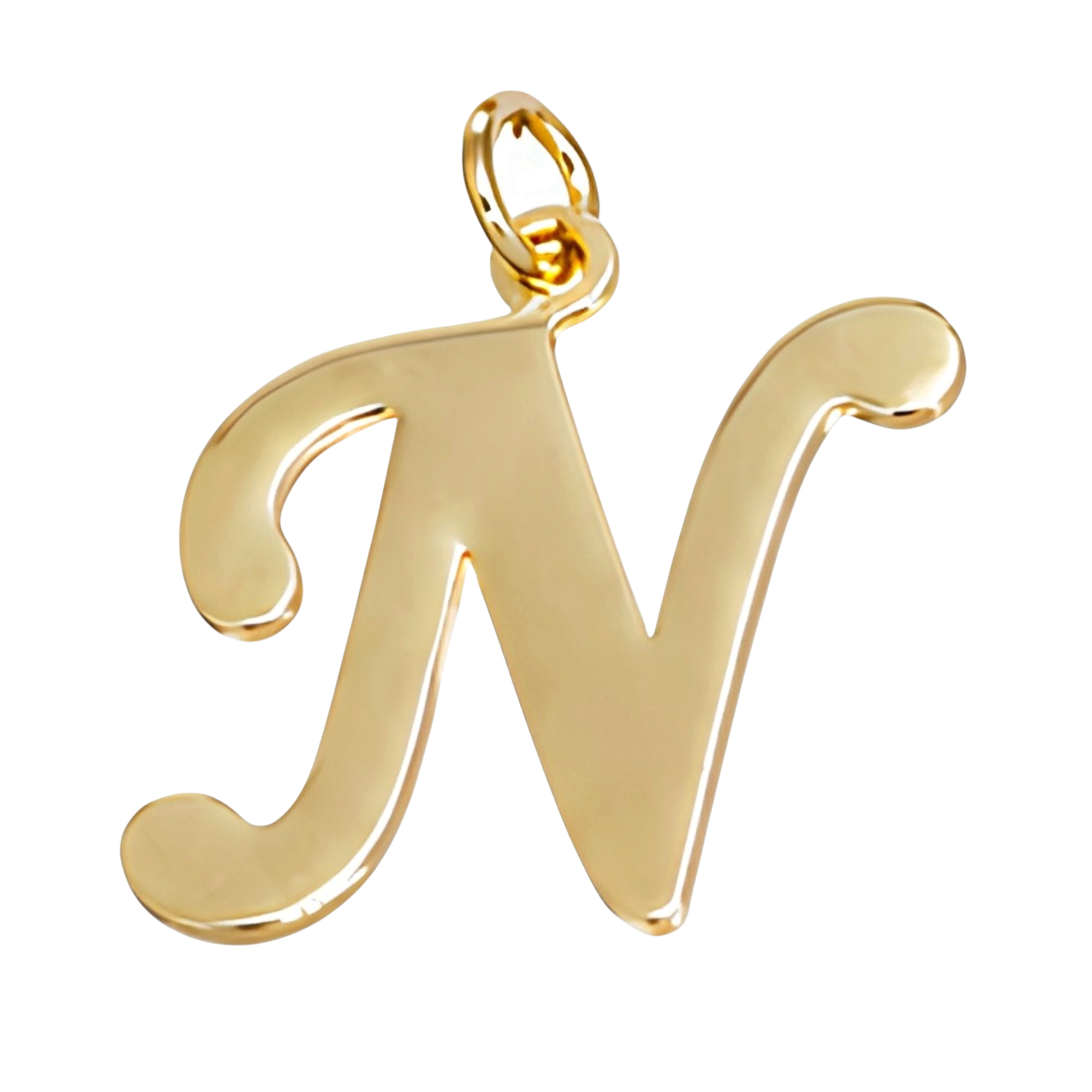 Gold Alphabet Initial Letter Charm