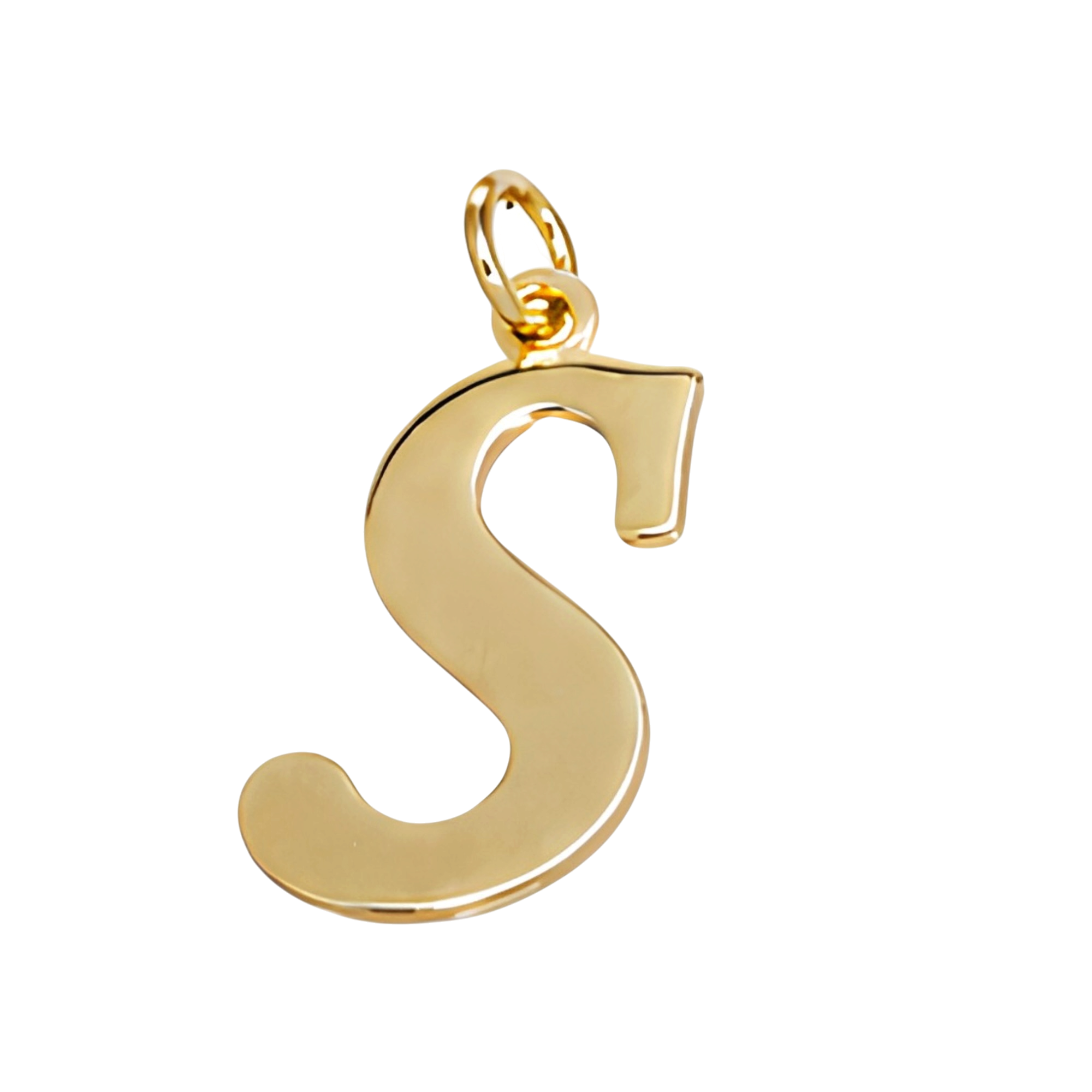 Gold Alphabet Initial Letter Charm
