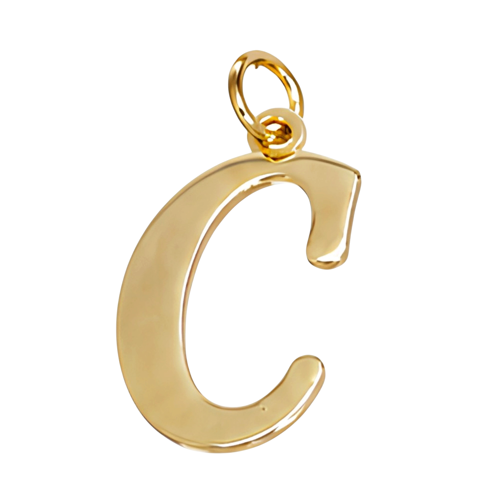 Gold Alphabet Initial Letter Charm