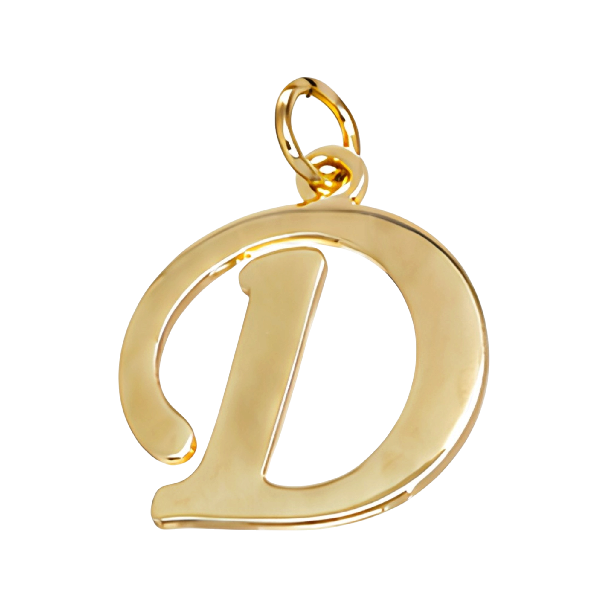 Gold Alphabet Initial Letter Charm