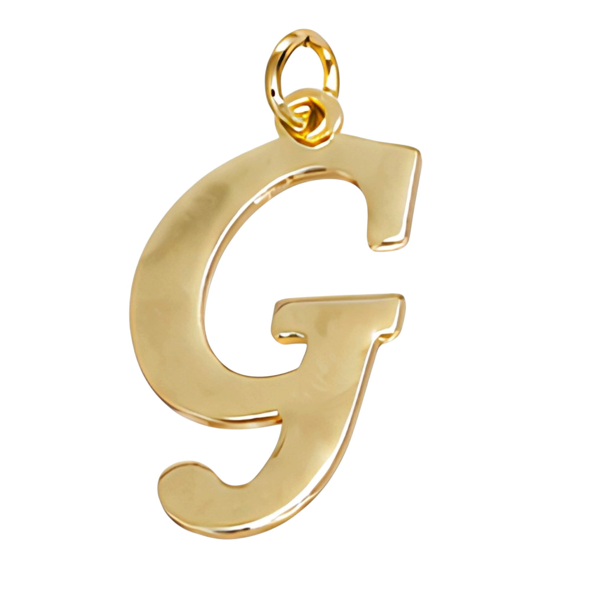 Gold Alphabet Initial Letter Charm