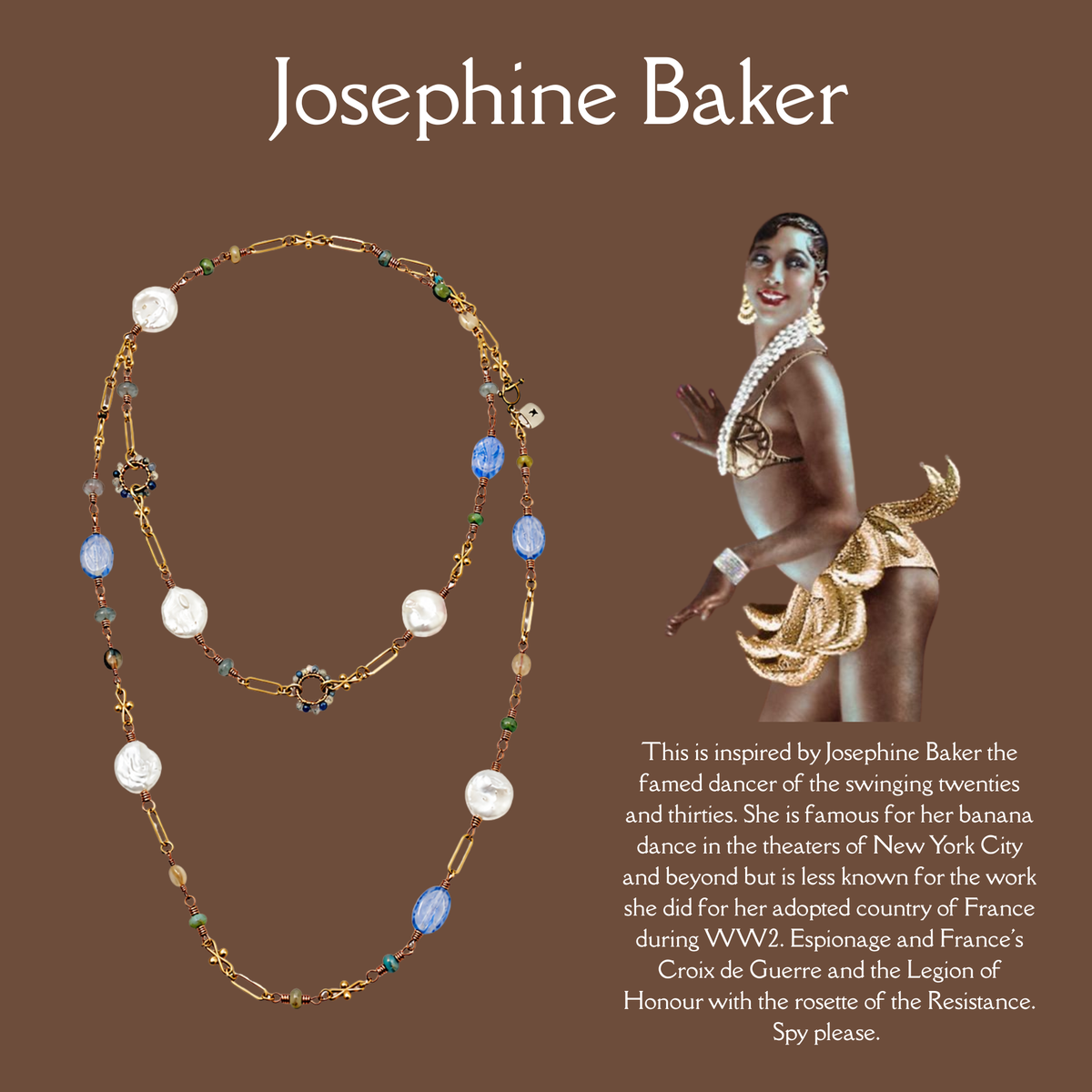 Long Lock and Key tourmaline, pearl, and multi-gemstone necklace featuring vibrant stones and elegant design.