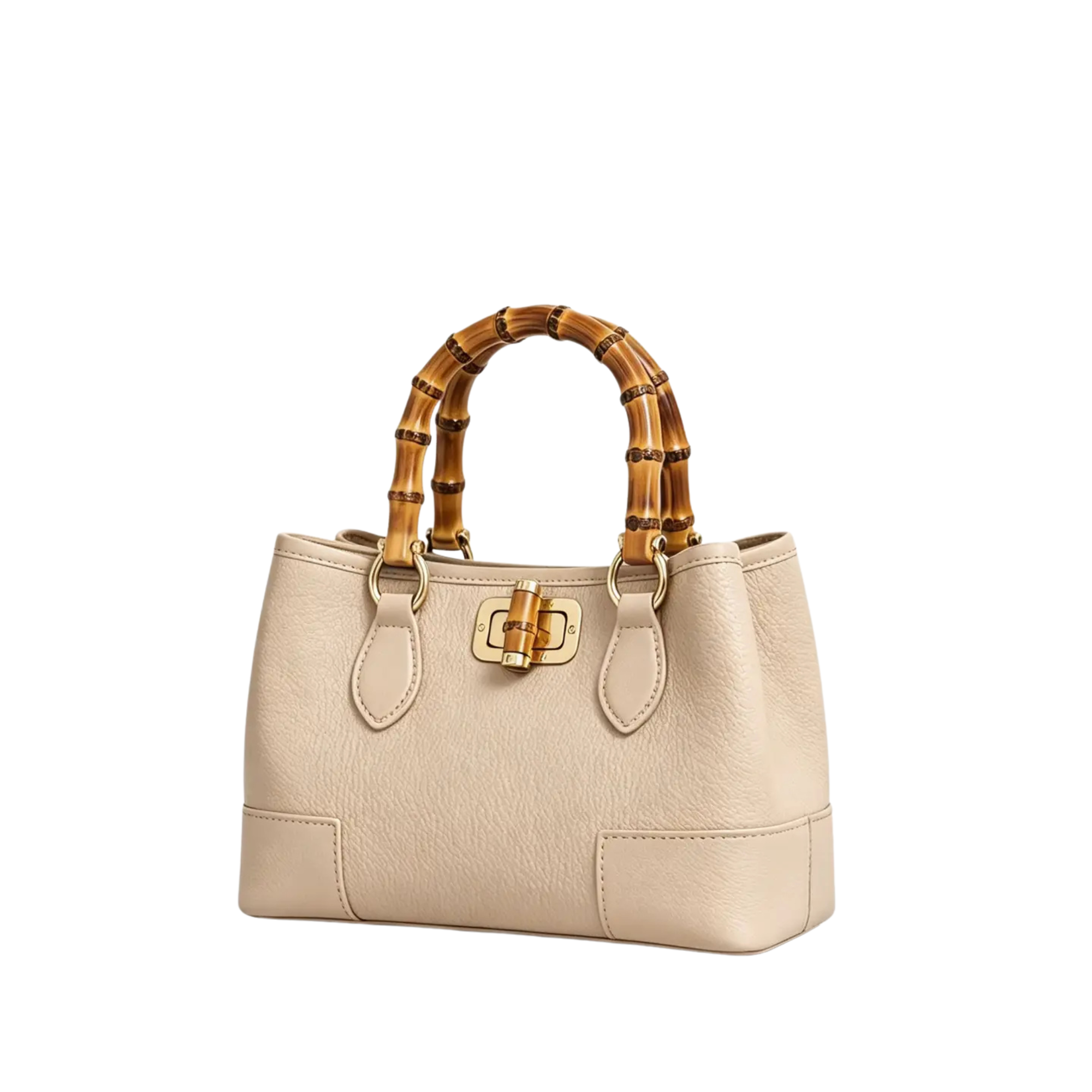 The Mini Leather Sorrento Bamboo Bag