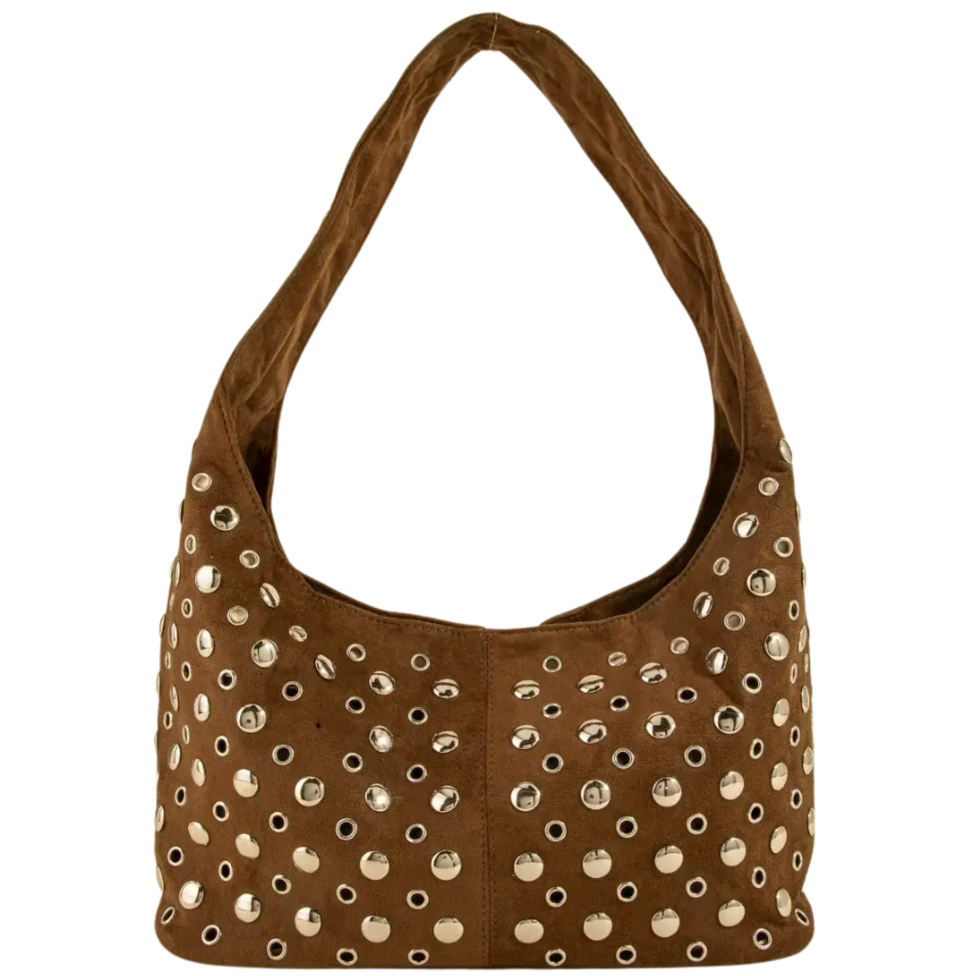 Multi Rivet Studded Shoulder Bag